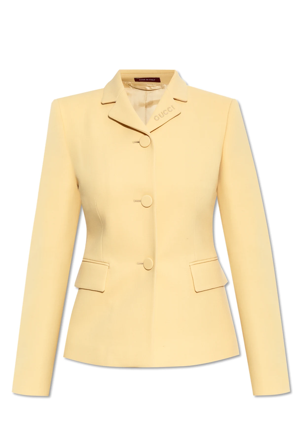 YELLOW  Wool blazer