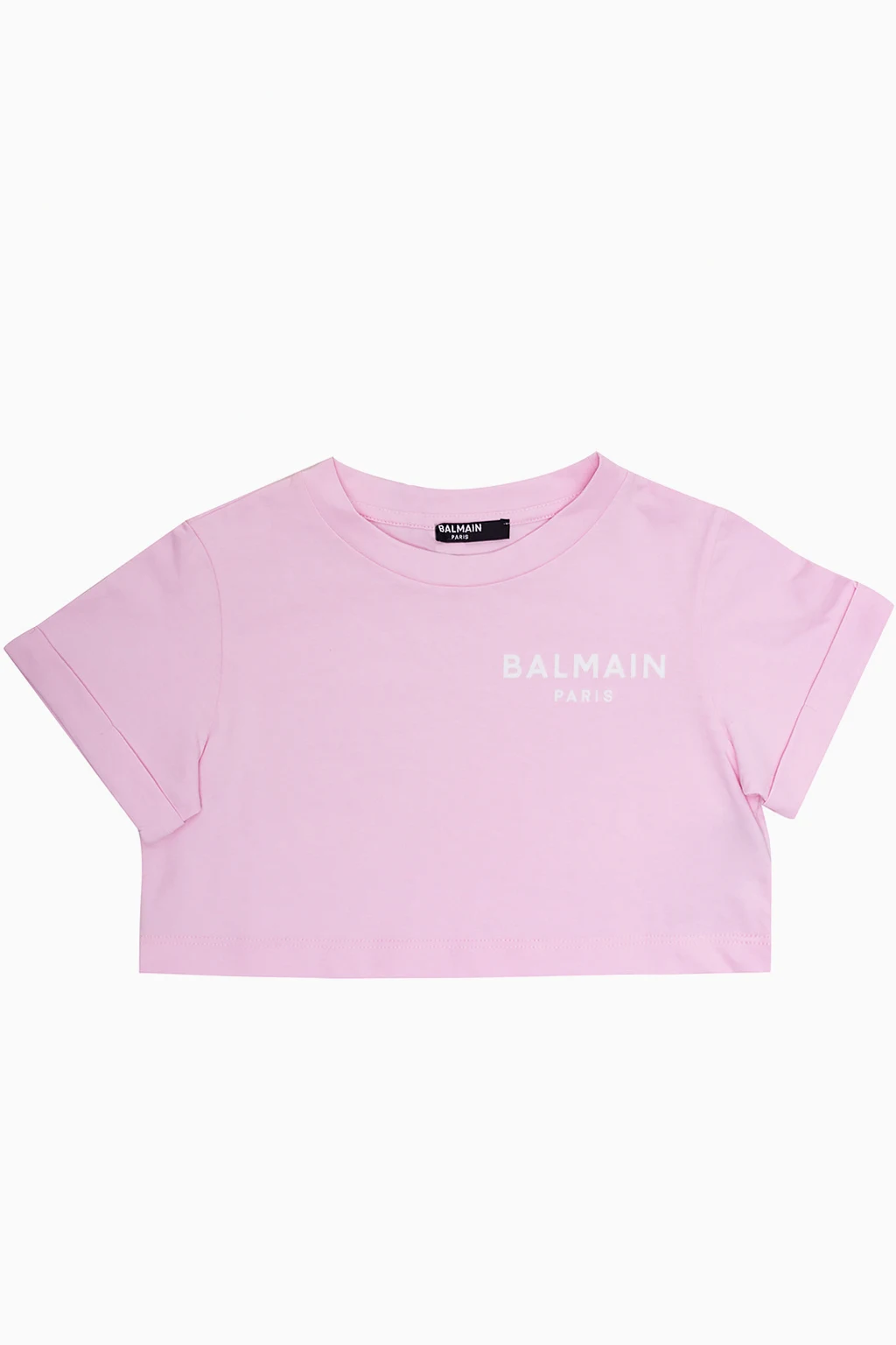 Cropped T-shirt with logo