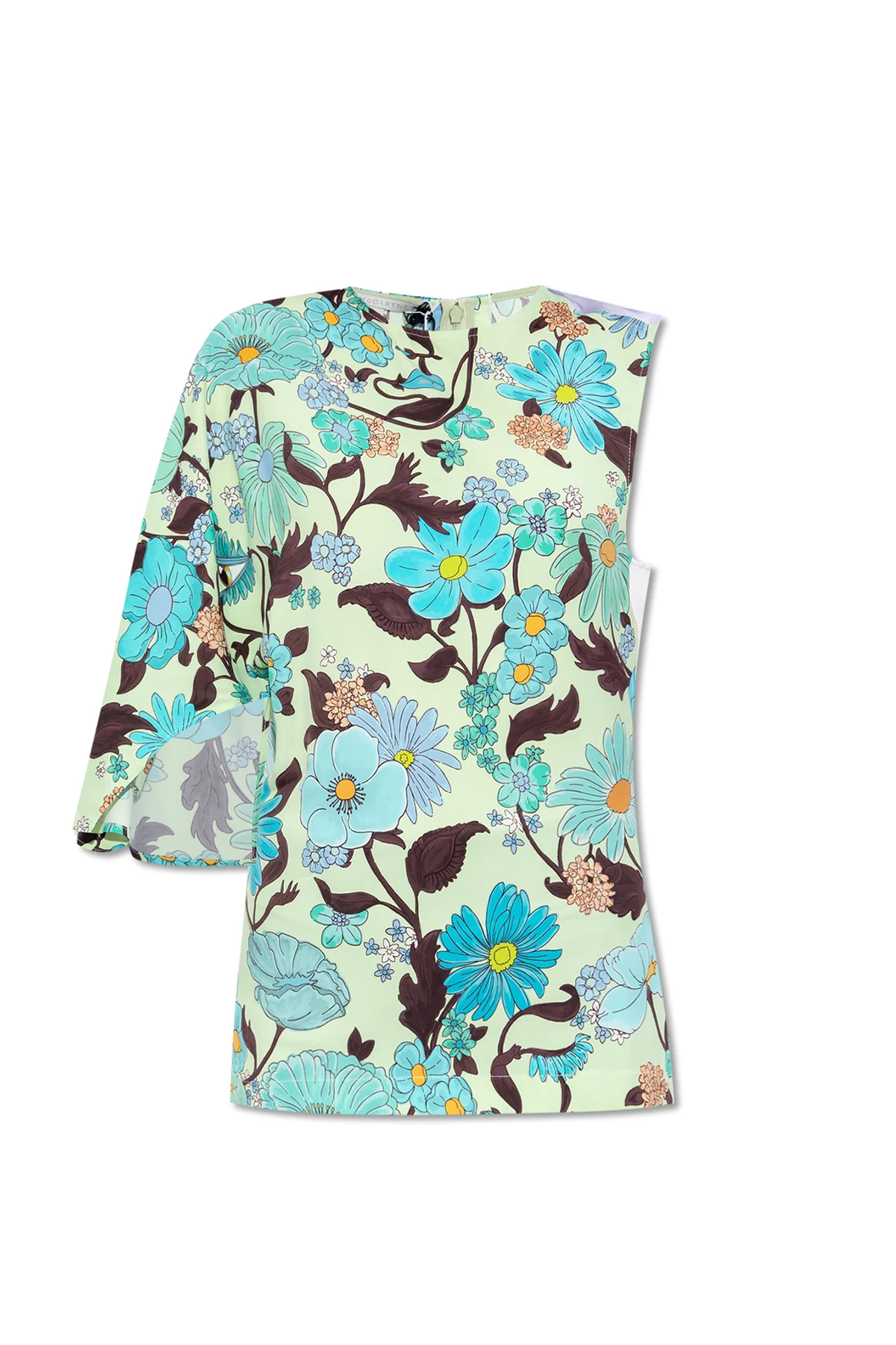 Top with floral motif