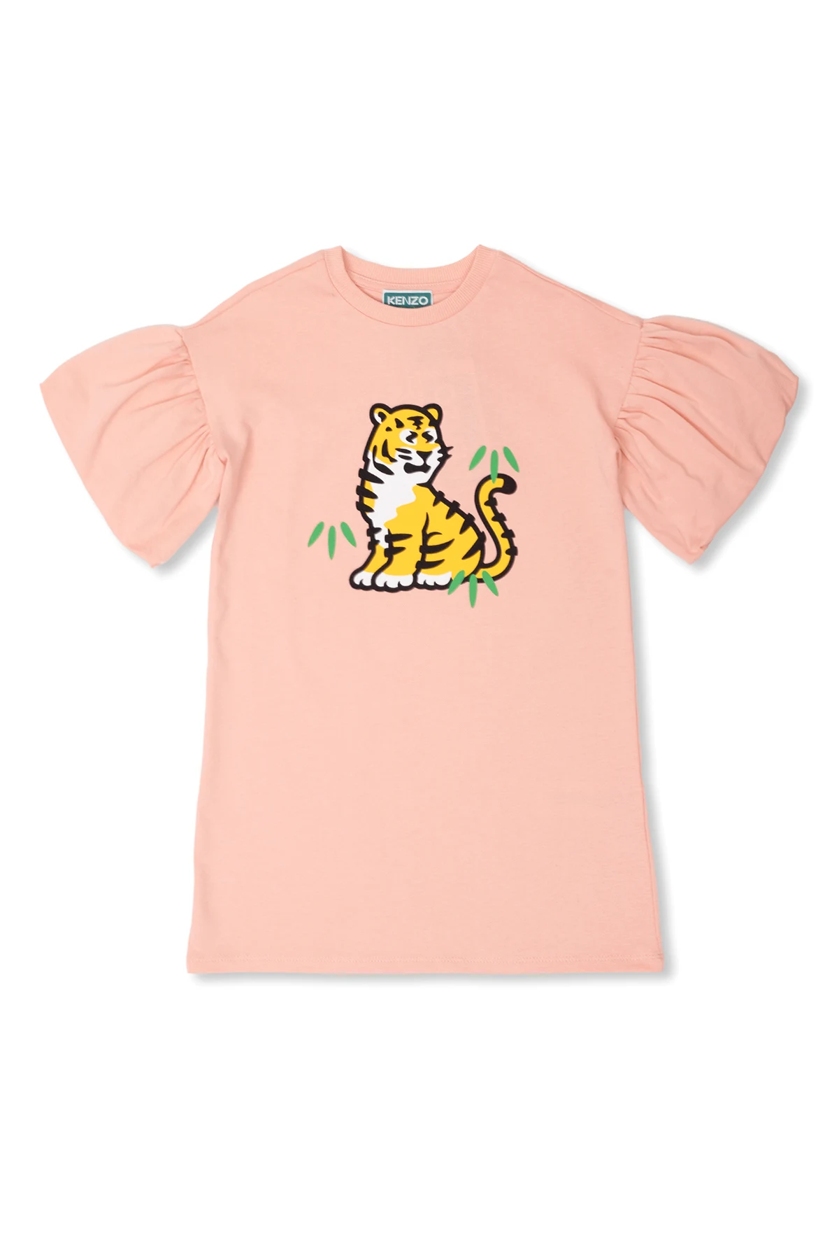 Dress with tiger motif