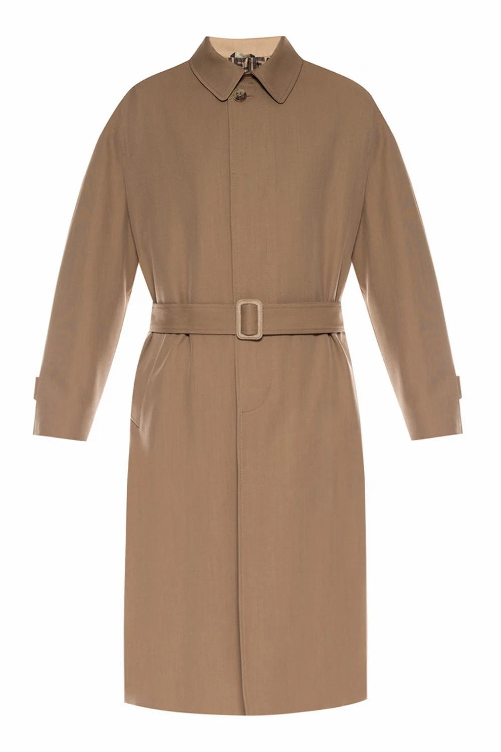 Trench coat with belt