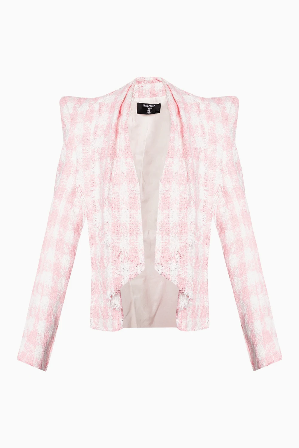 Checked blazer