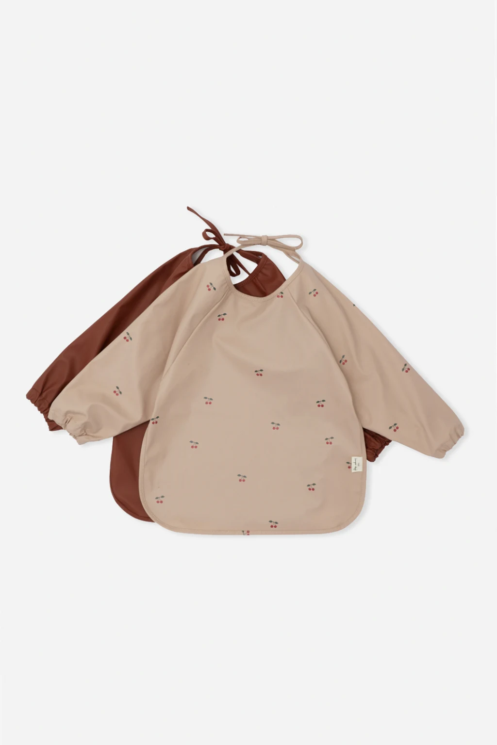 BROWN Long-sleeved bib two-pack