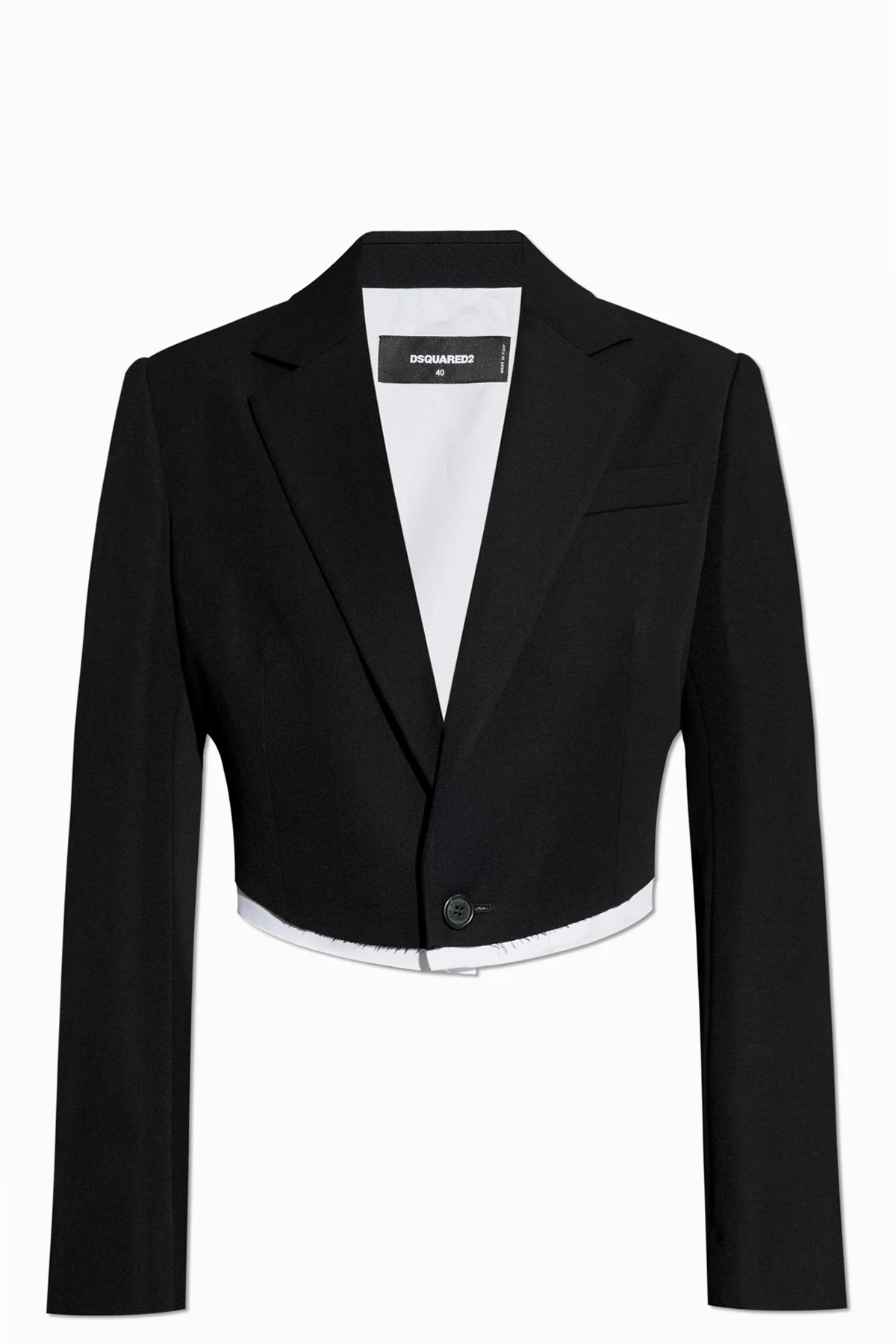 Blazer mit rohem Finish