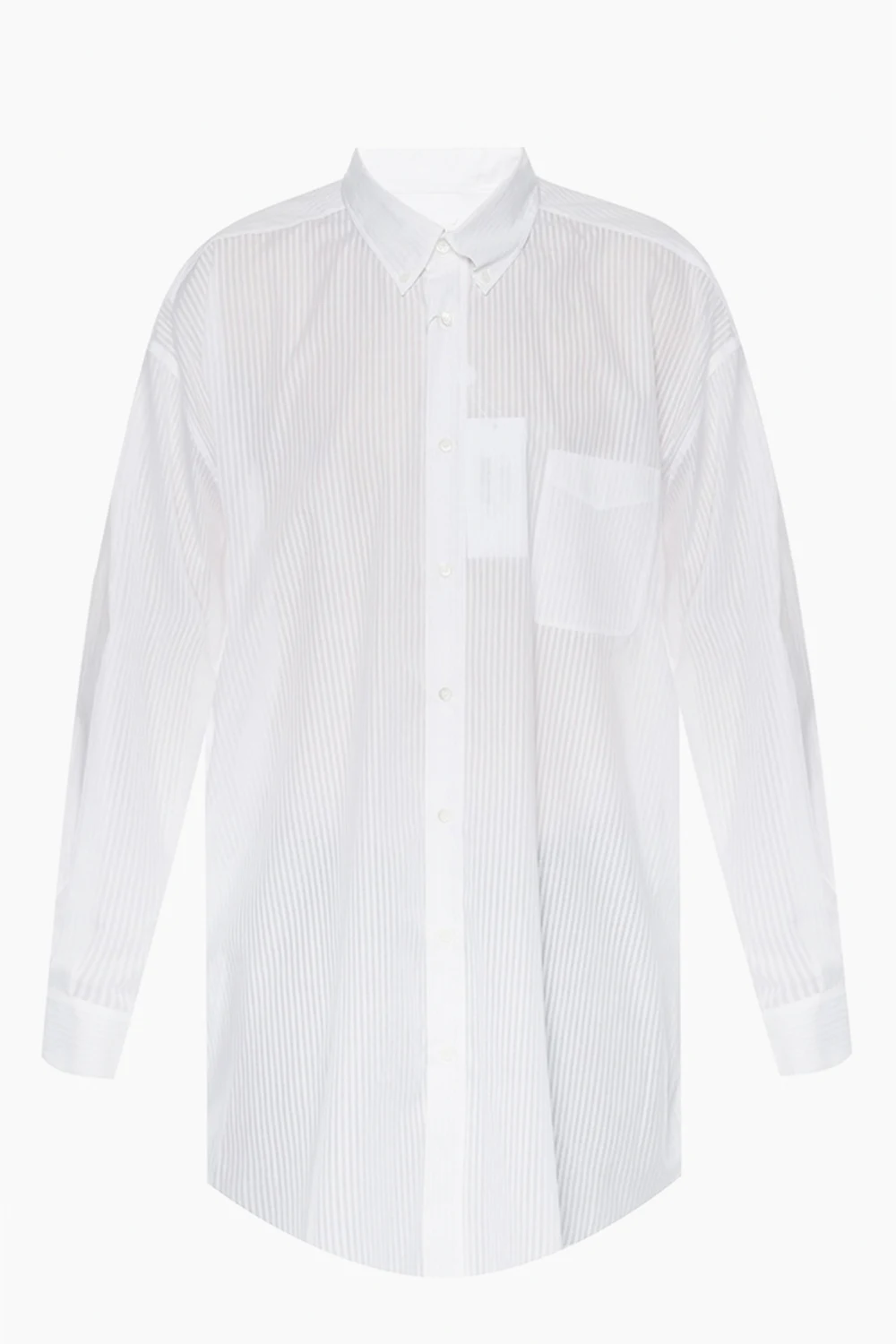 Oversize pinstripe shirt