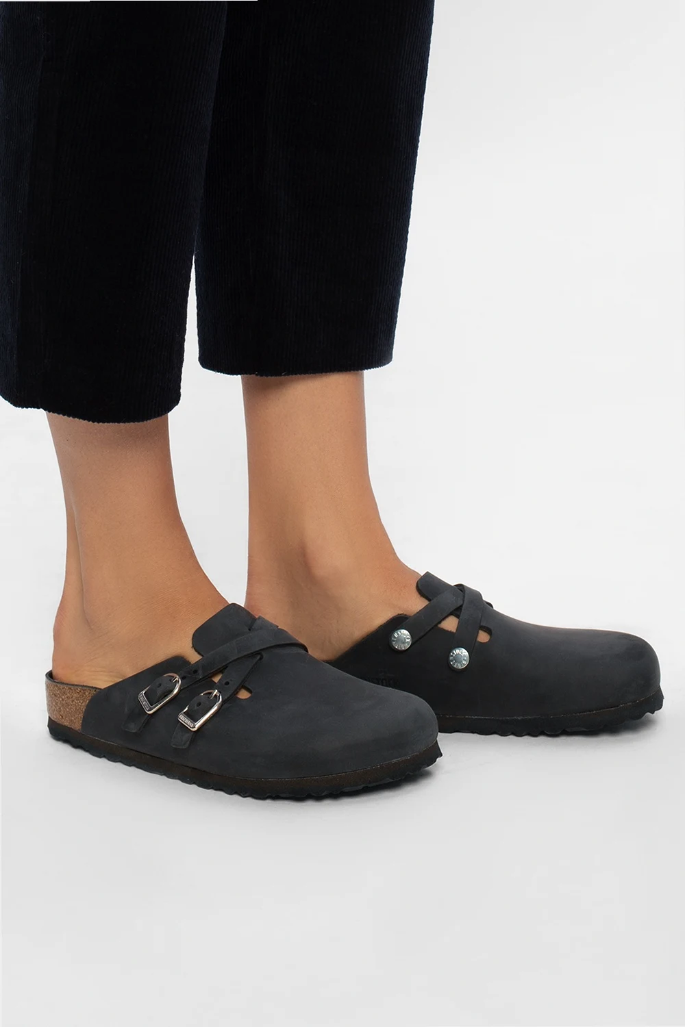 Skórzane klapki ‘Blair’