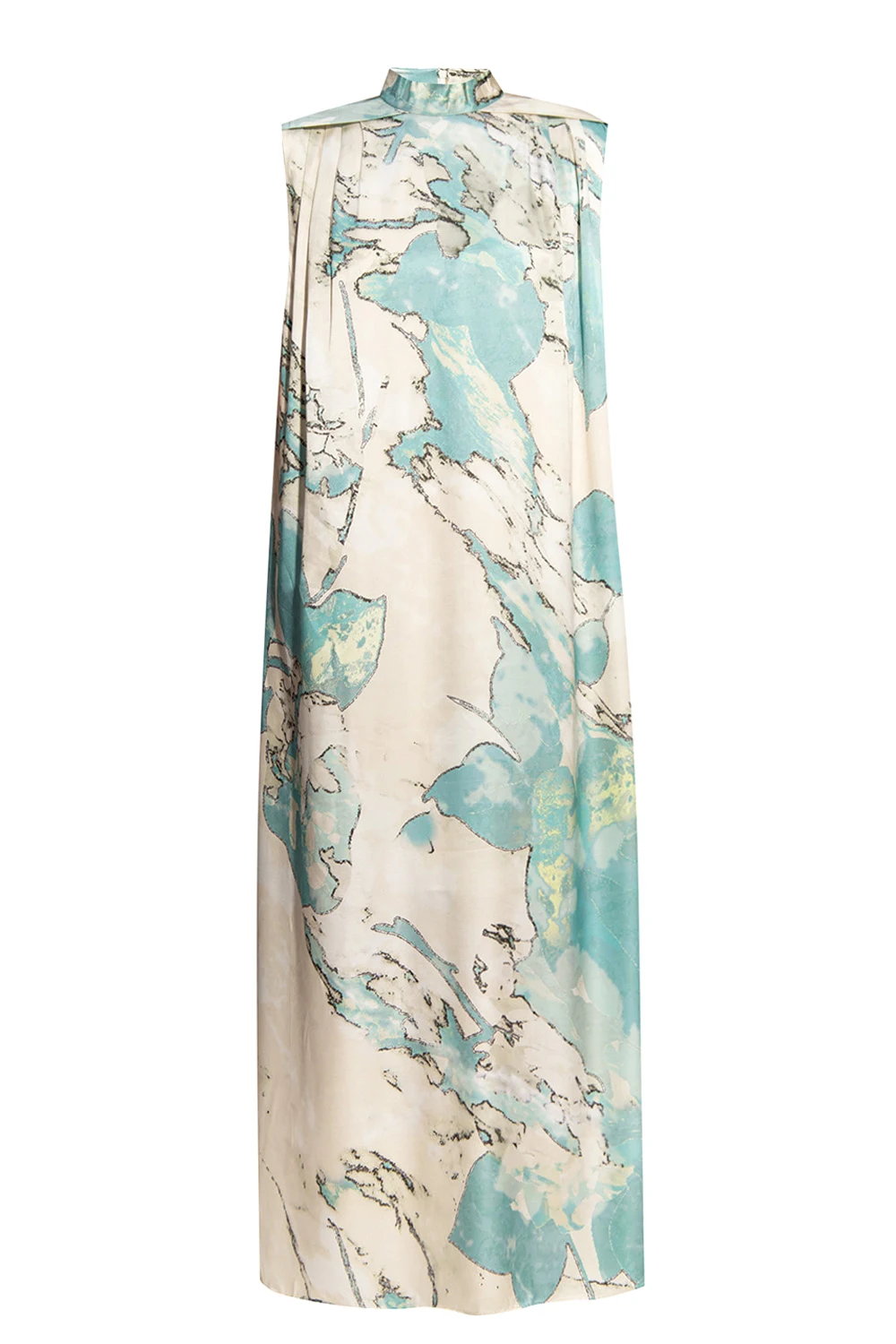 'Heather' patterned sleeveless dress