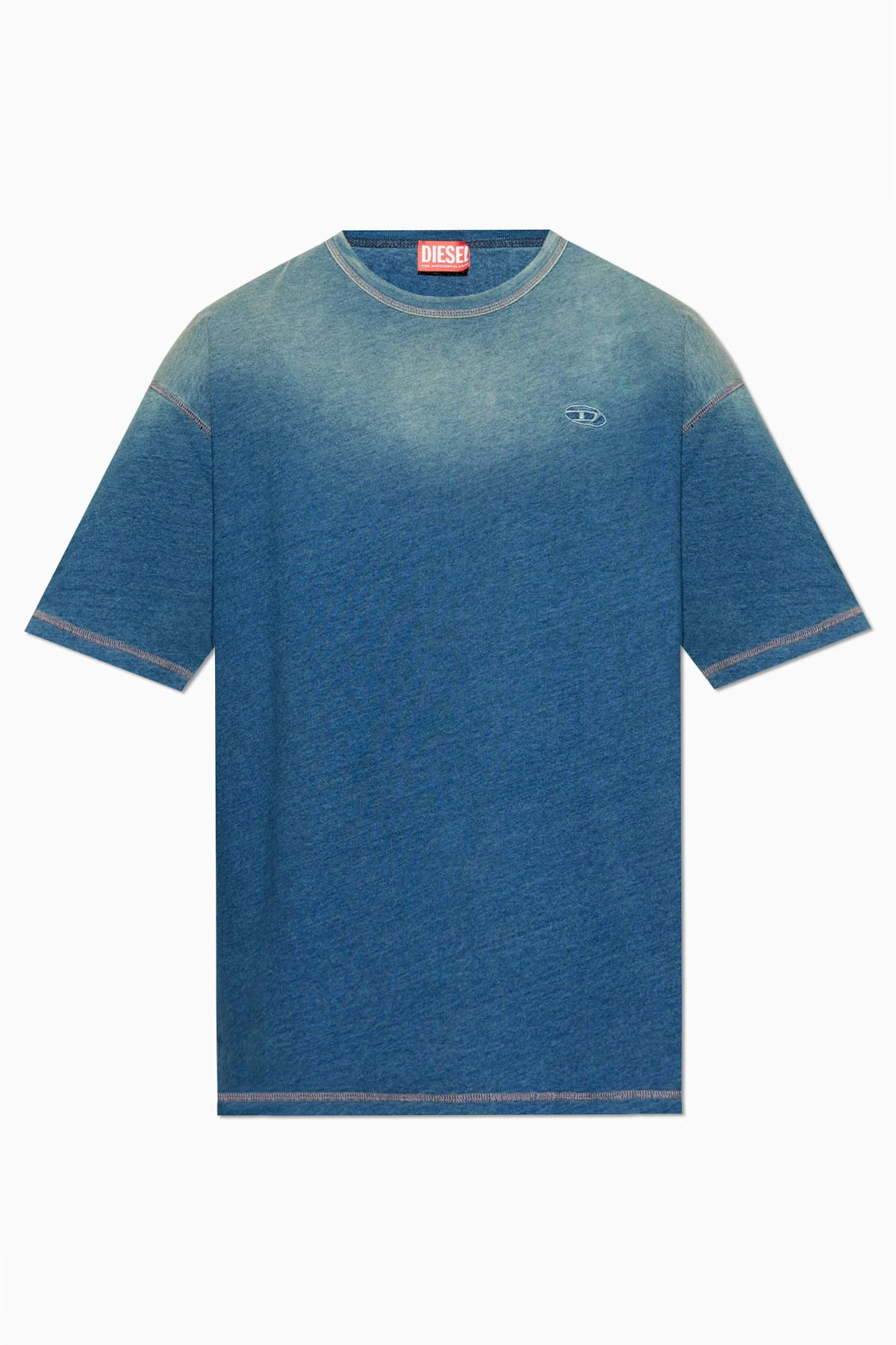 GRANATOWY T-shirt `T-BOXT-R11`