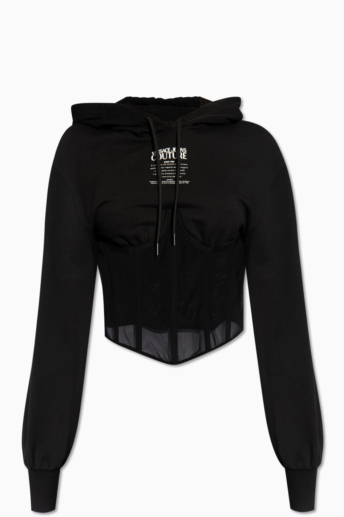Bluza z łączonych materiałów
