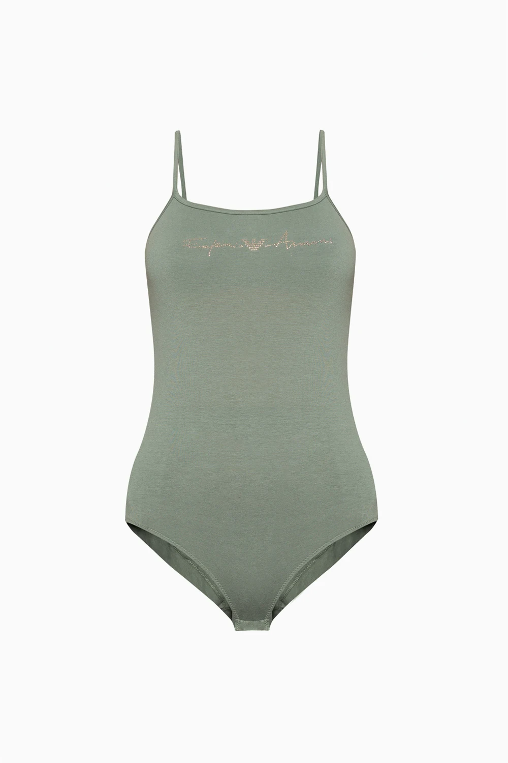 Slip bodysuit with logo