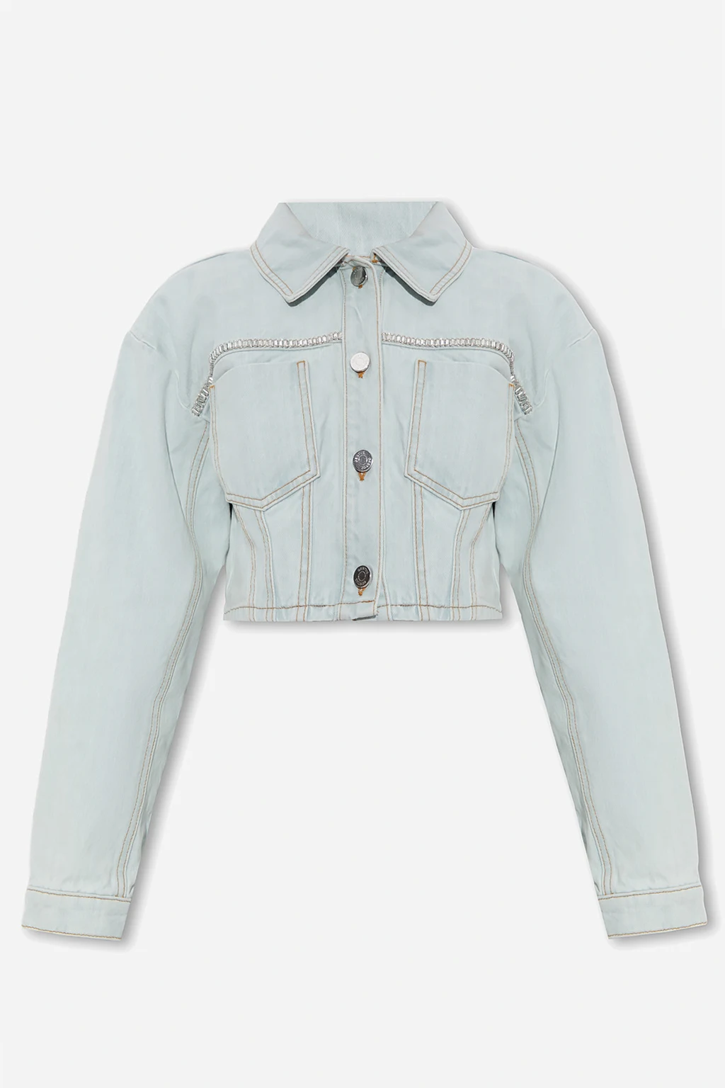 ‘CaliaGZ’ cropped denim jacket