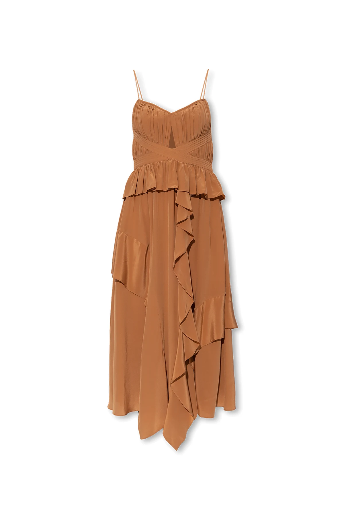 ‘Renata’ sleeveless dress in silk