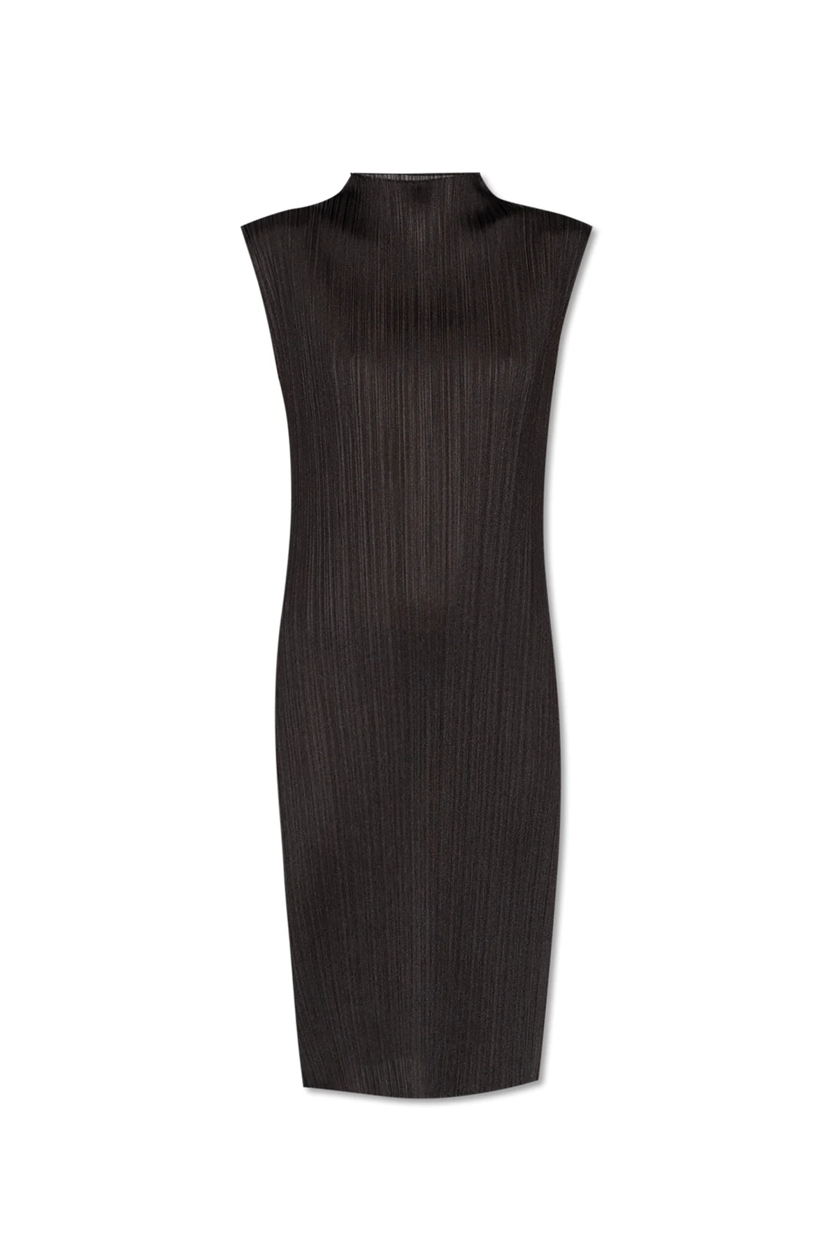 Ärmelloses plissiertes Kleid