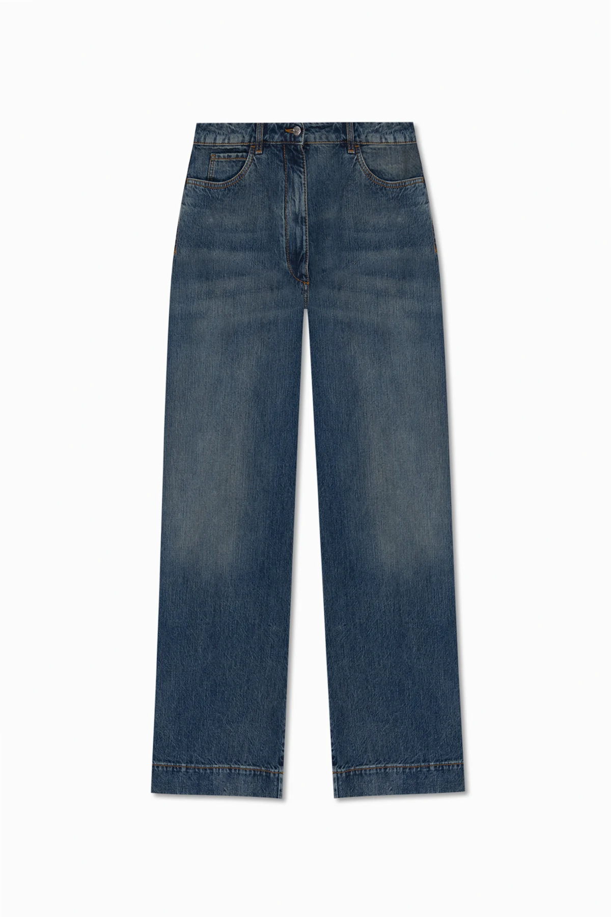 High-rise wide jeans