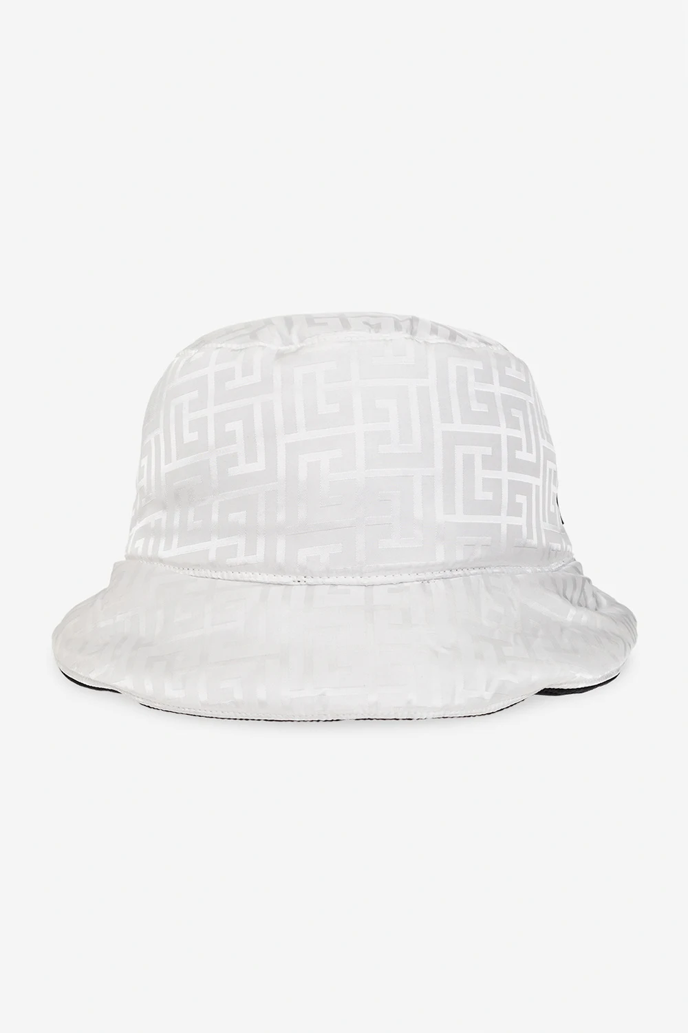 Reversible bucket hat with monogram
