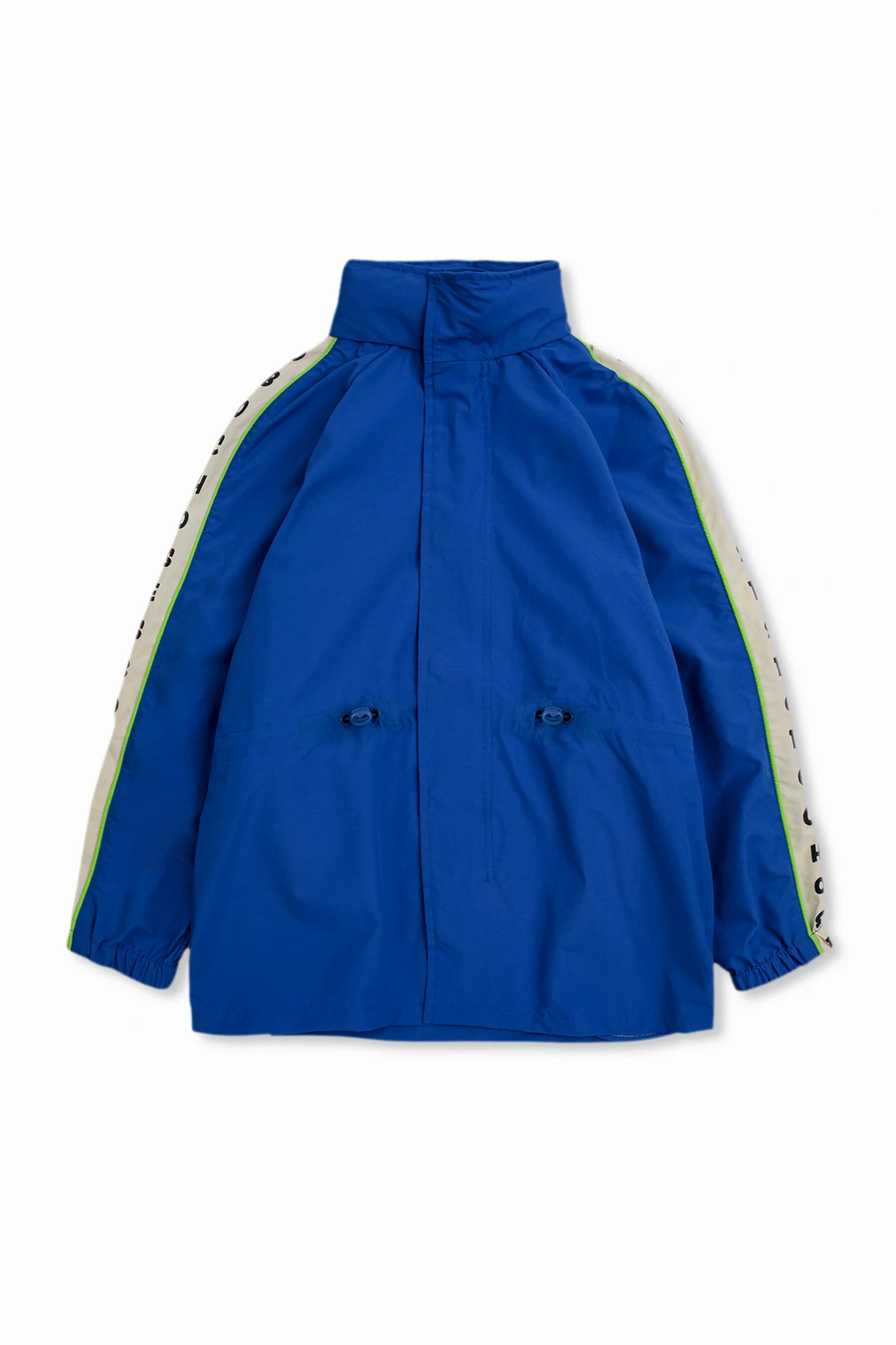 Hooded rain jacket