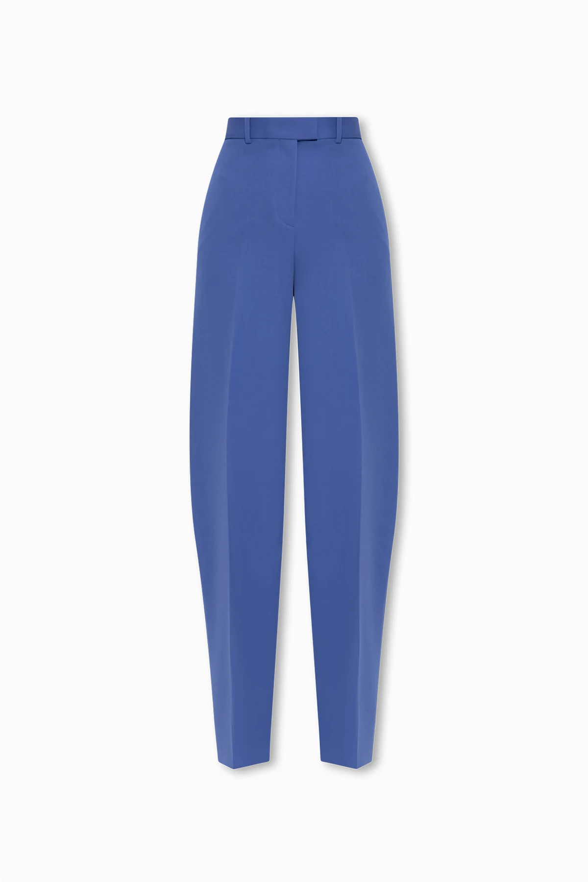 ‘Jagger’ wool pleat-front trousers