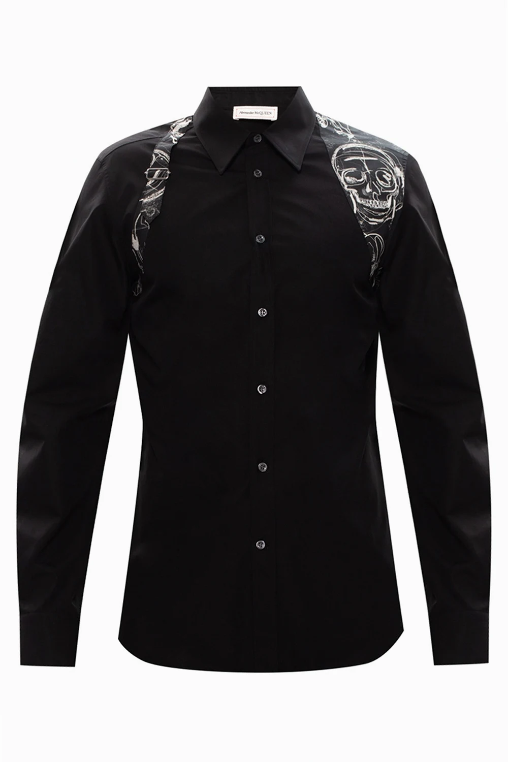 Shirt with decorative belt