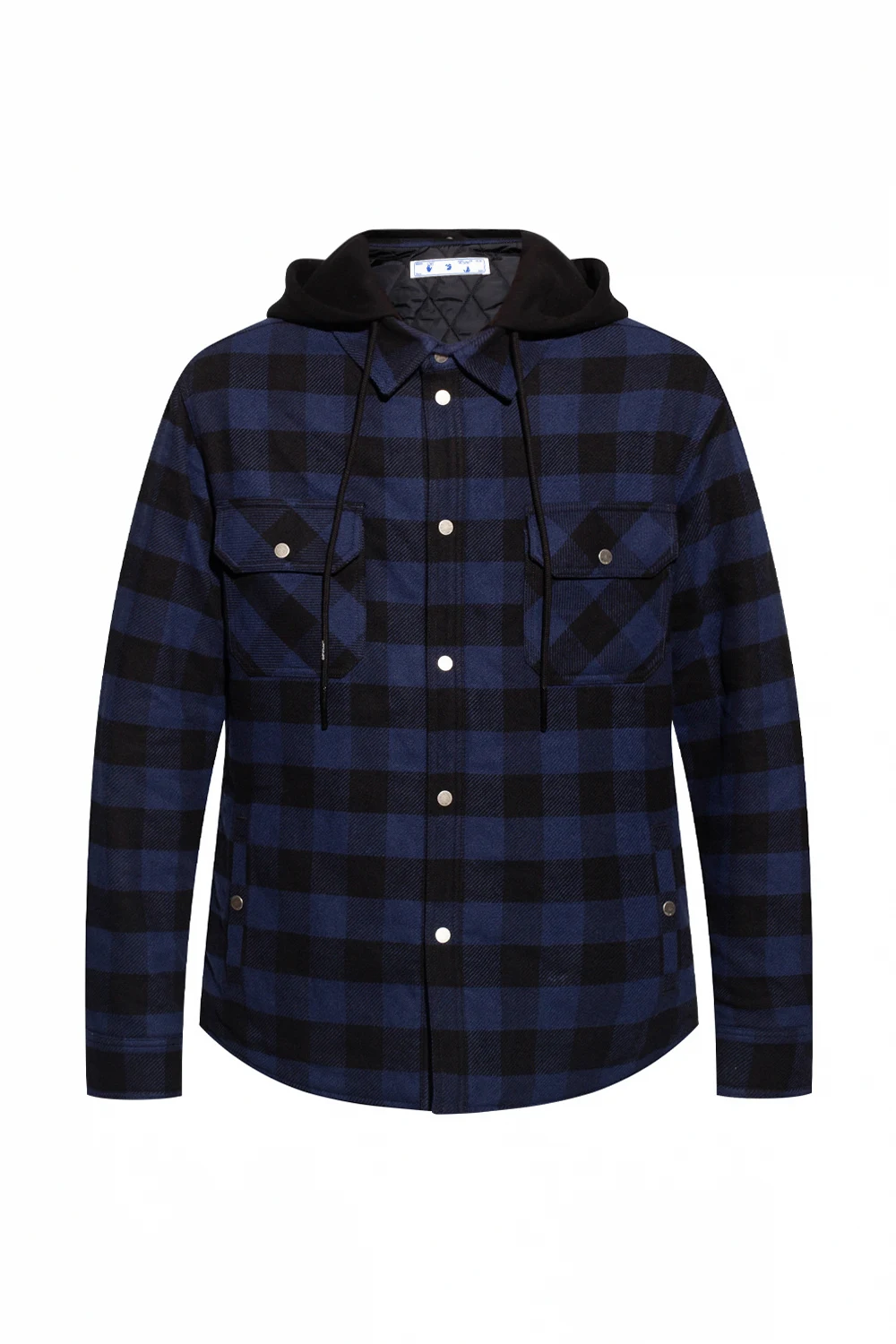 Insulated checked jacket