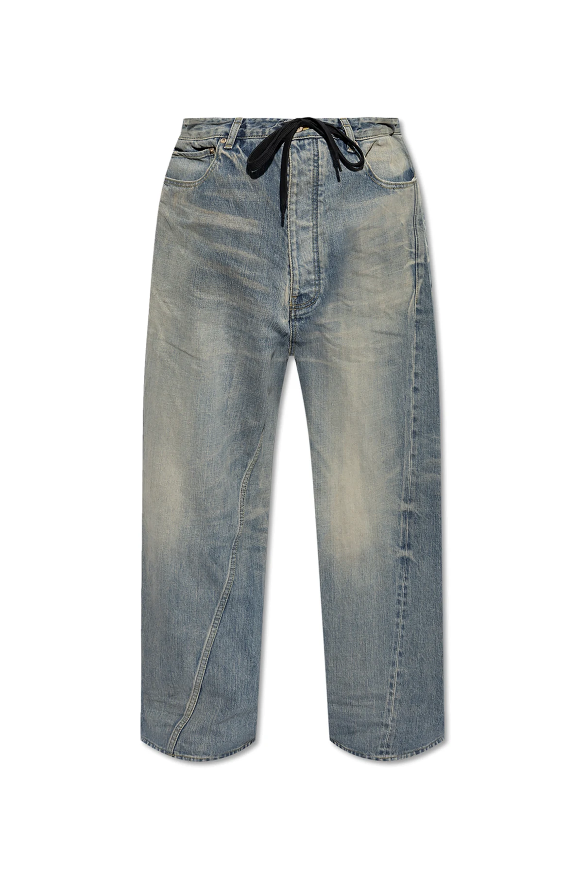 BLUE Wide-leg jeans