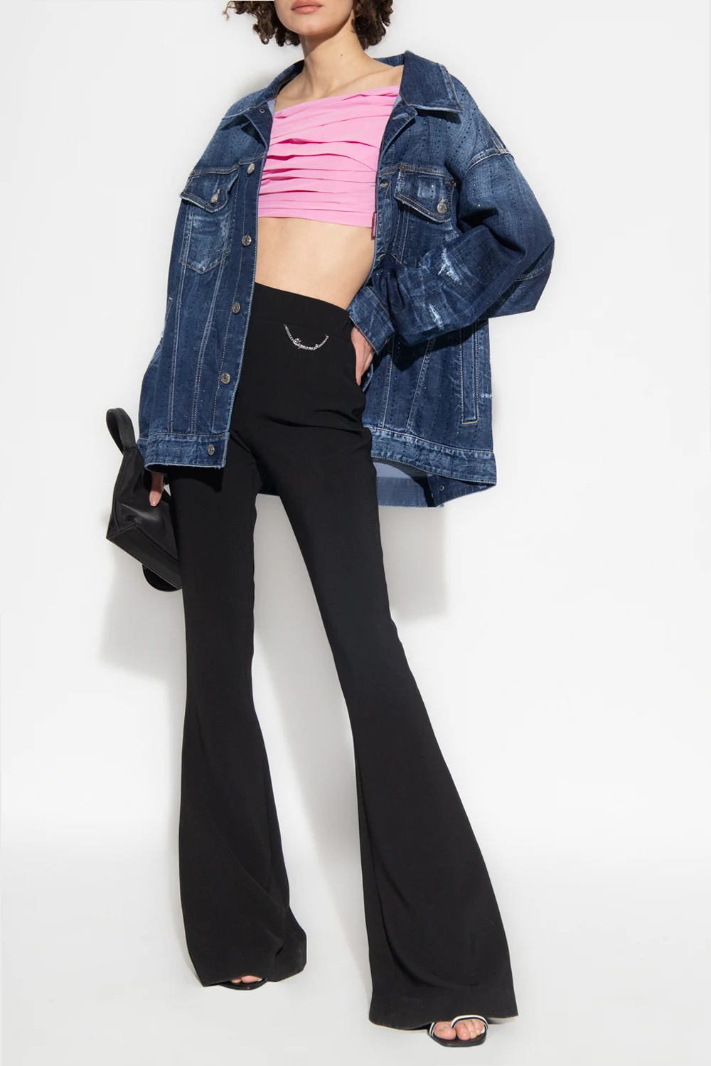 Appliquéd trousers