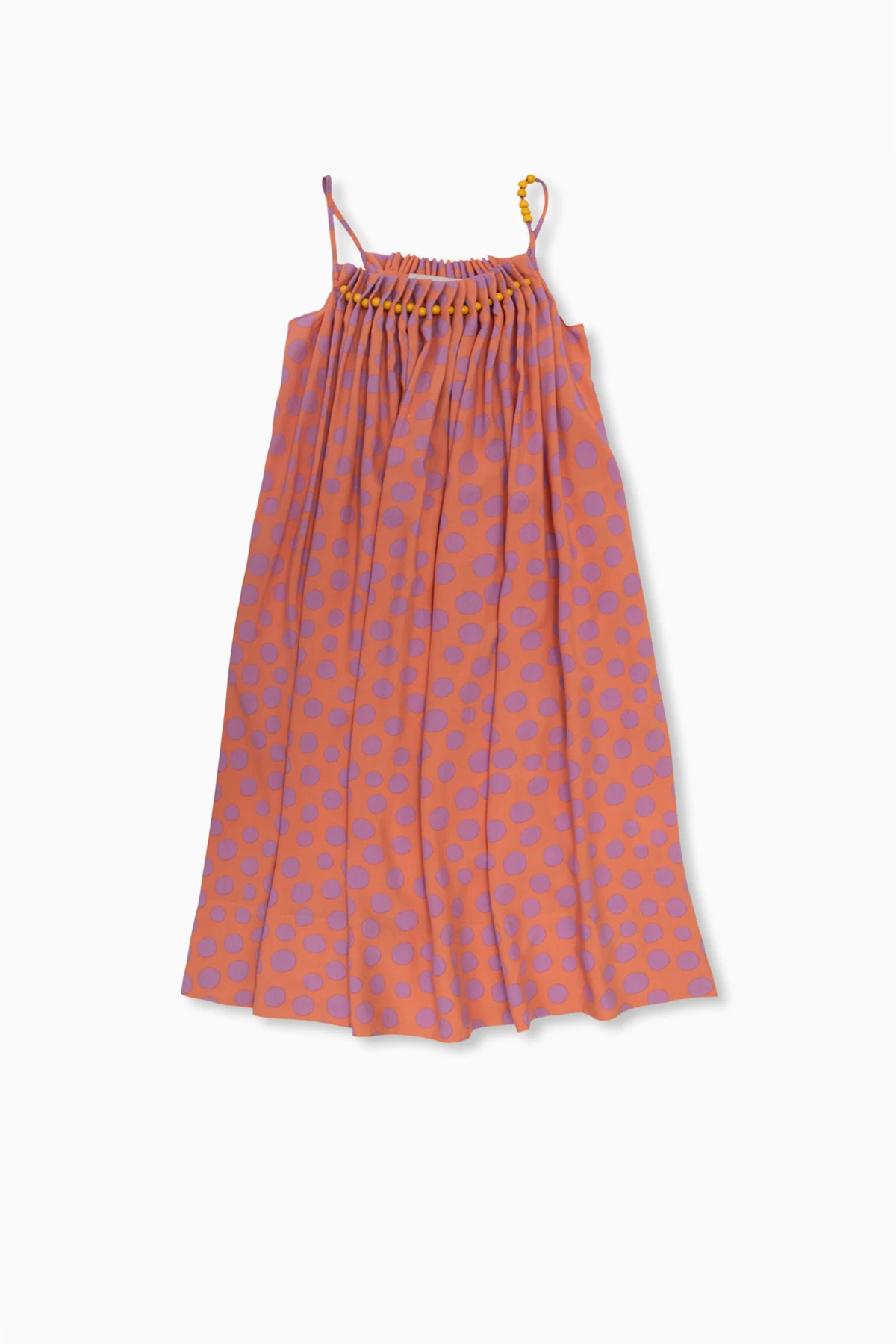 Dress with geometric pattern