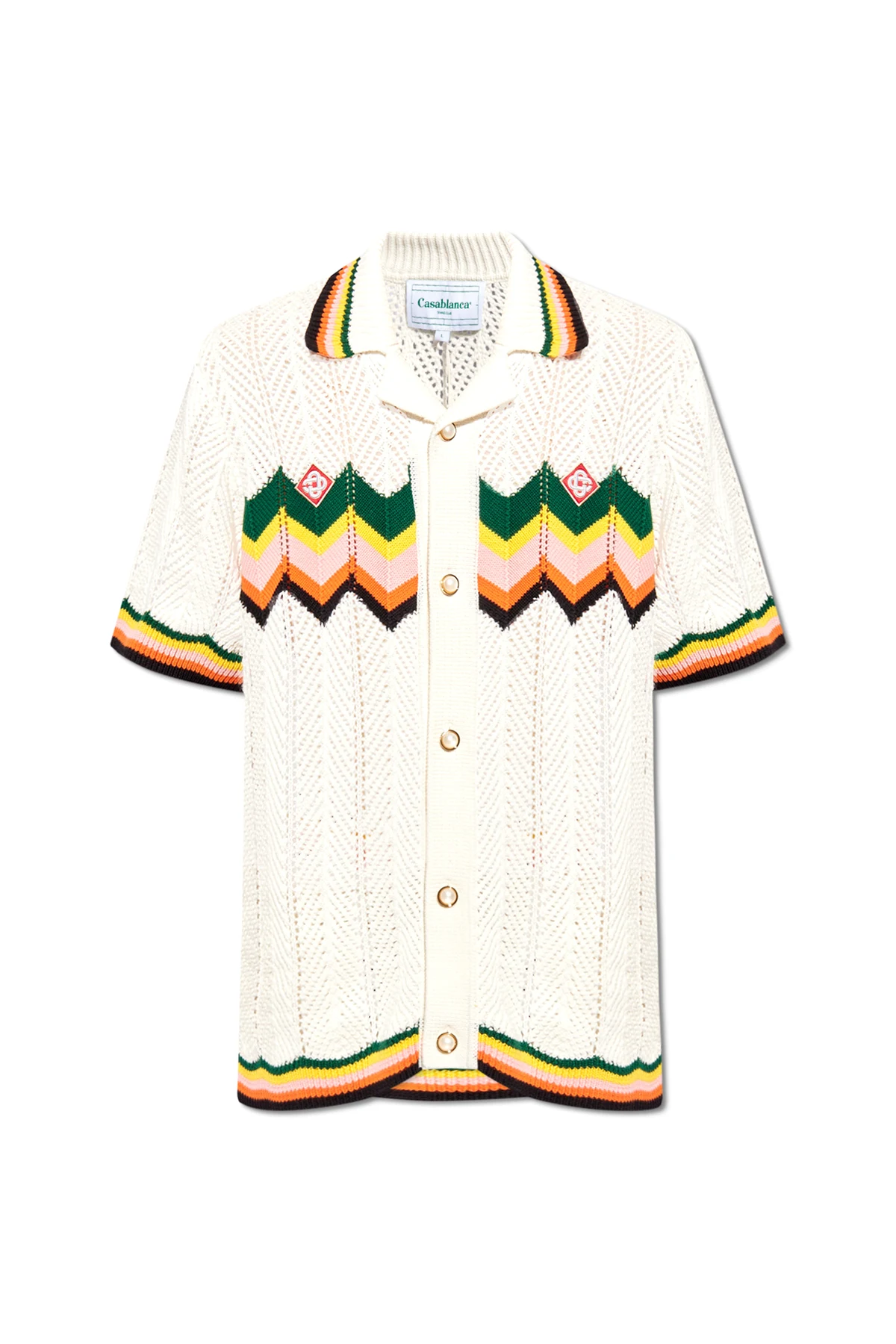 Cardigan with short sleeves