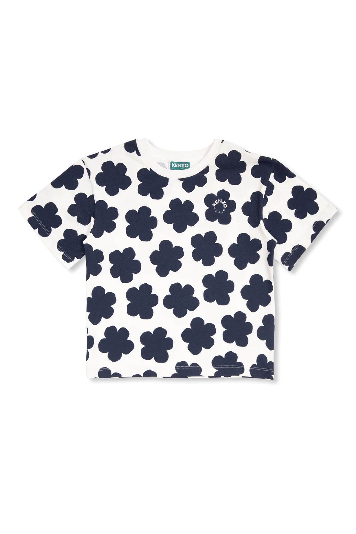 T-shirt with floral motif