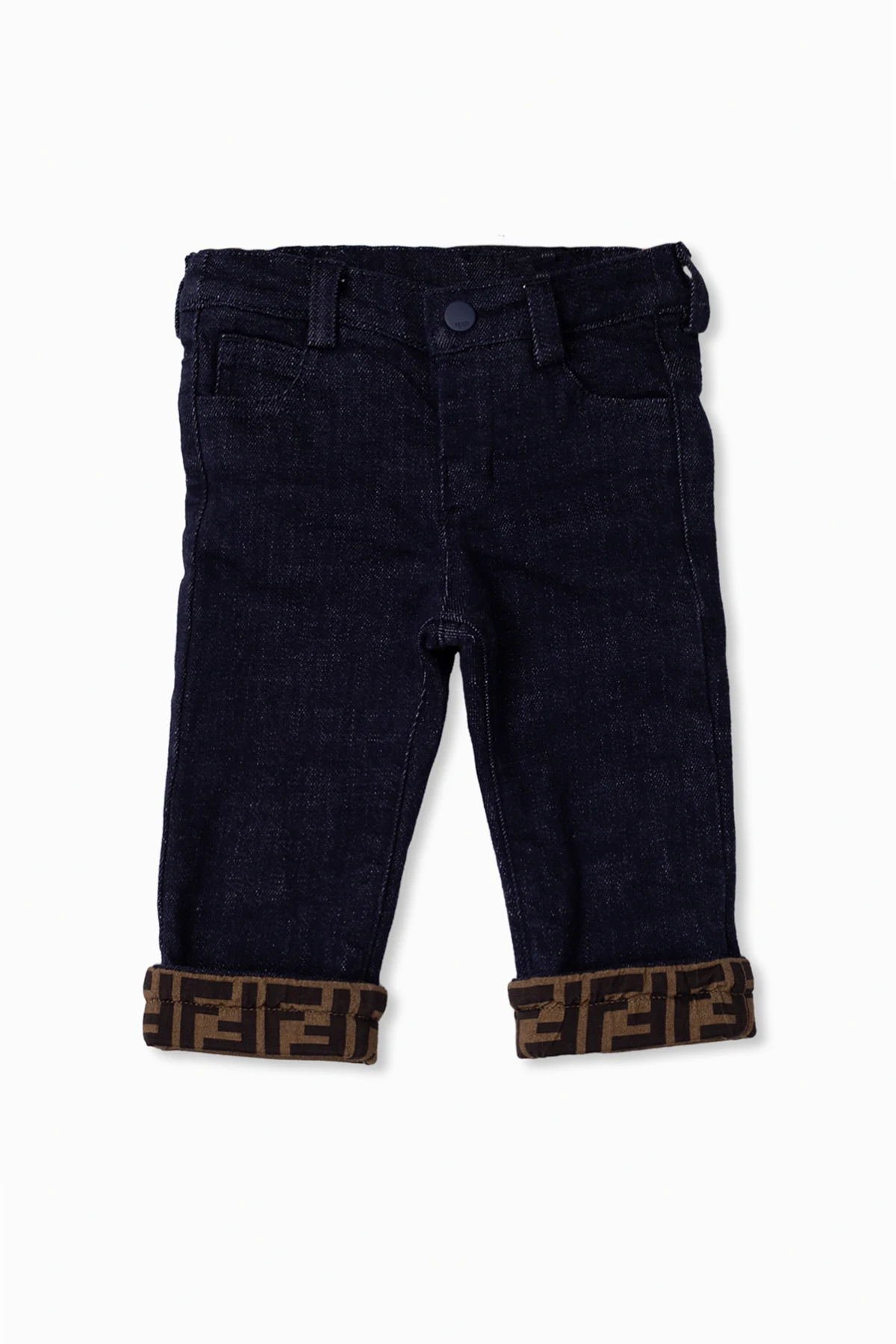 Jeans with monogram