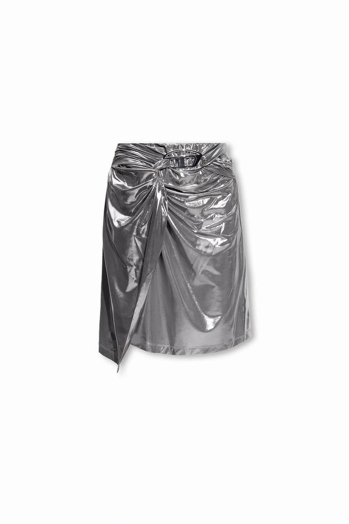 ‘O-MELT’ metallic skirt