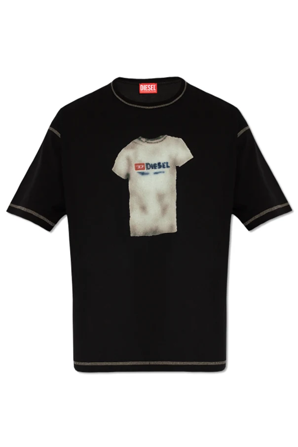 T-shirt z nadrukiem ‘T-BOXT-N12’