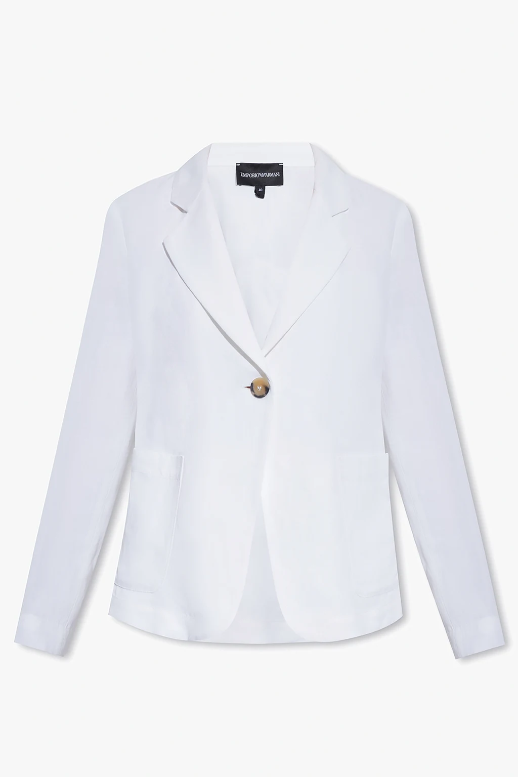 Blazer with tie detail