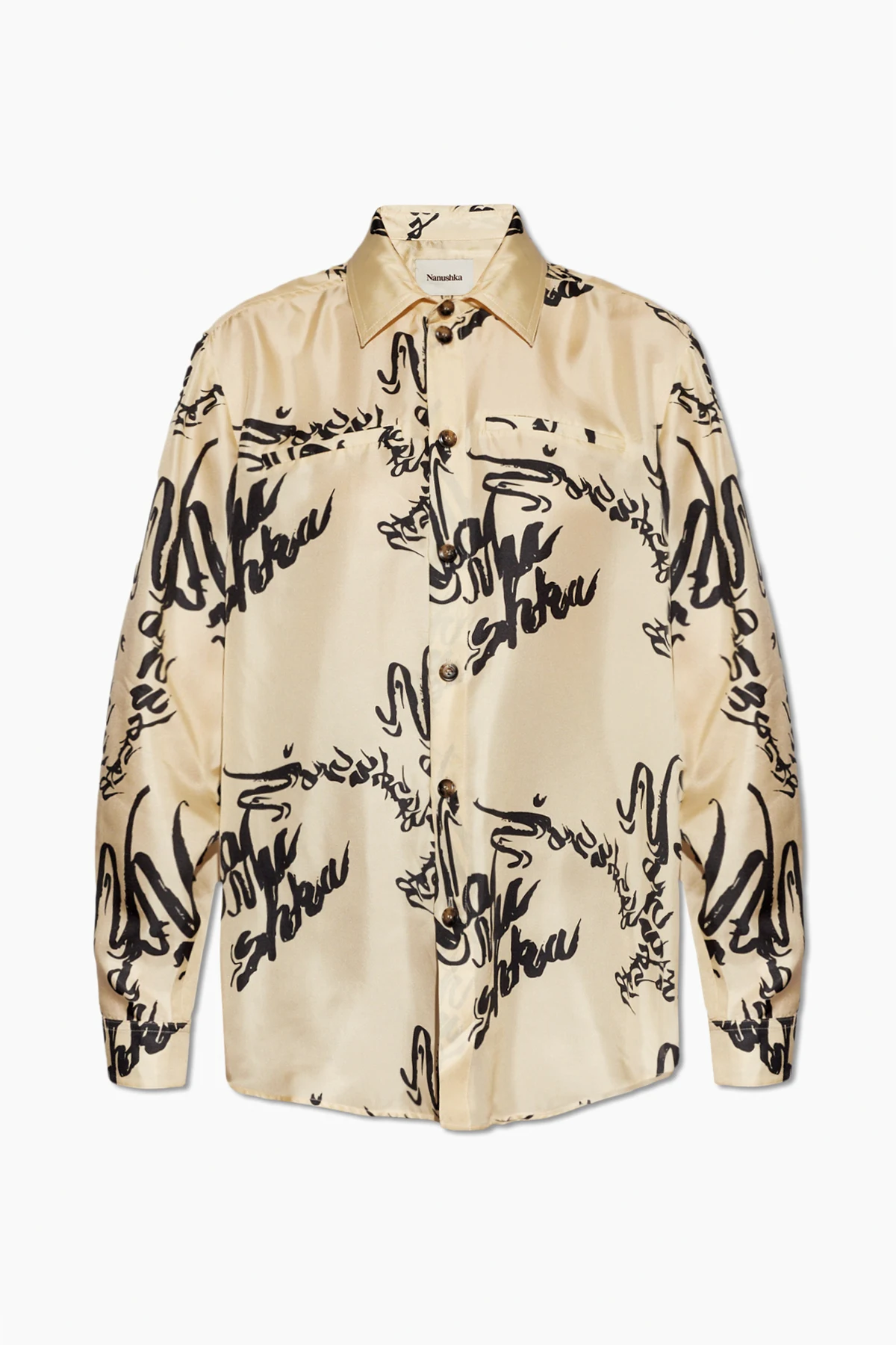 ‘Sabrin’ silk shirt