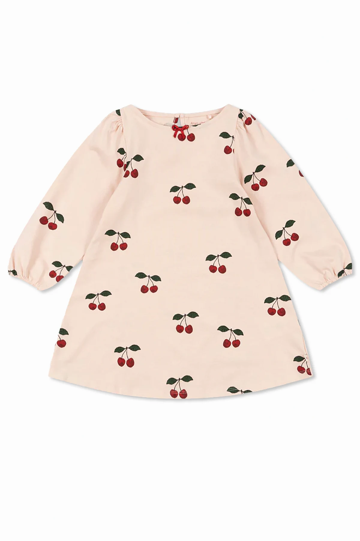 Dress with cherry motif
