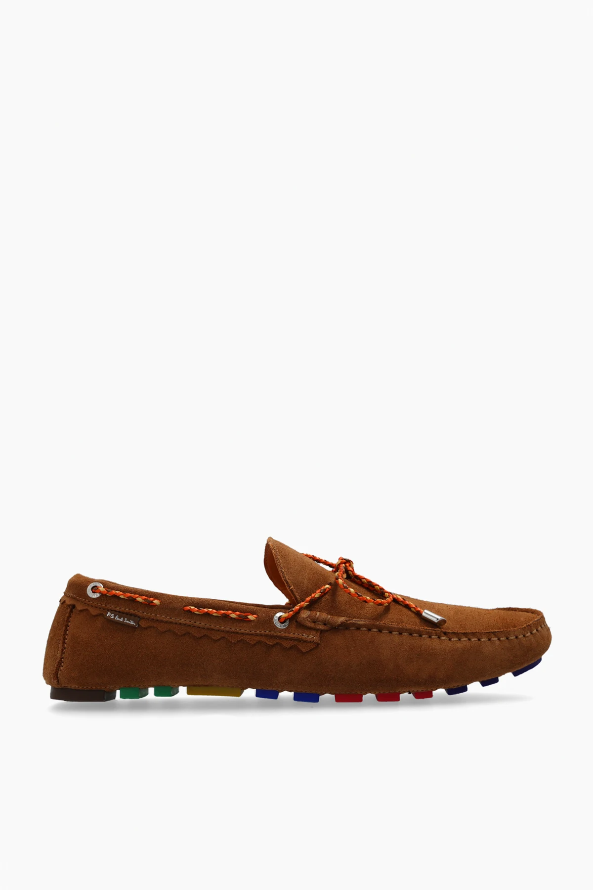 BROWN ‘Springfield’ suede moccasins