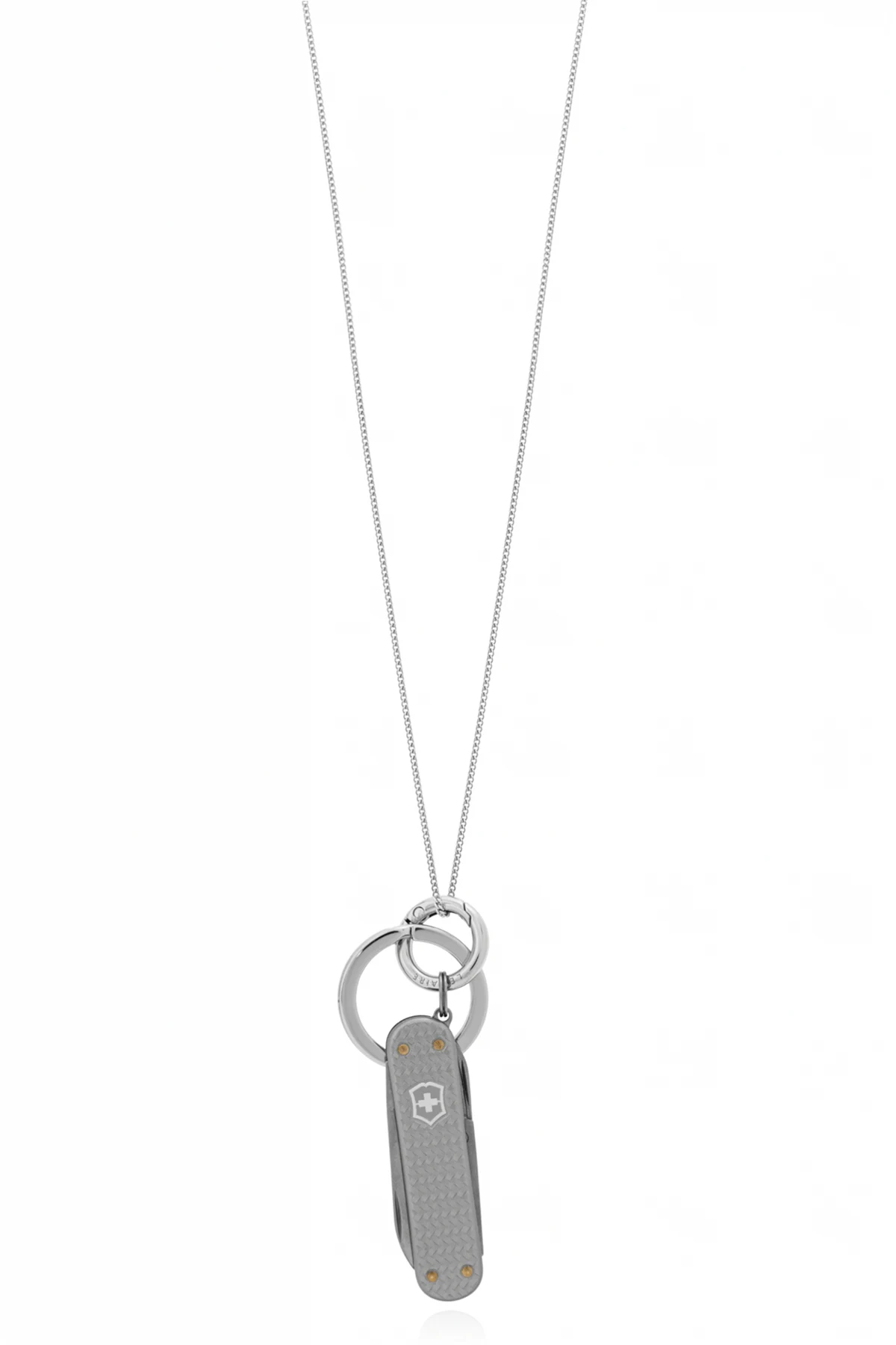 SILVER Necklace with pocket knife
