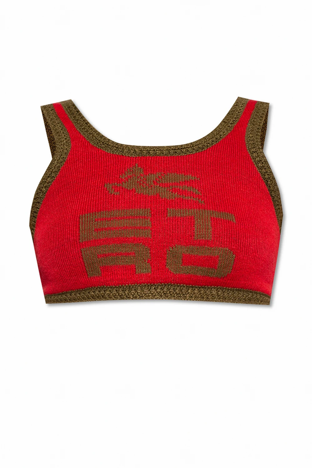 Cropped top with logo