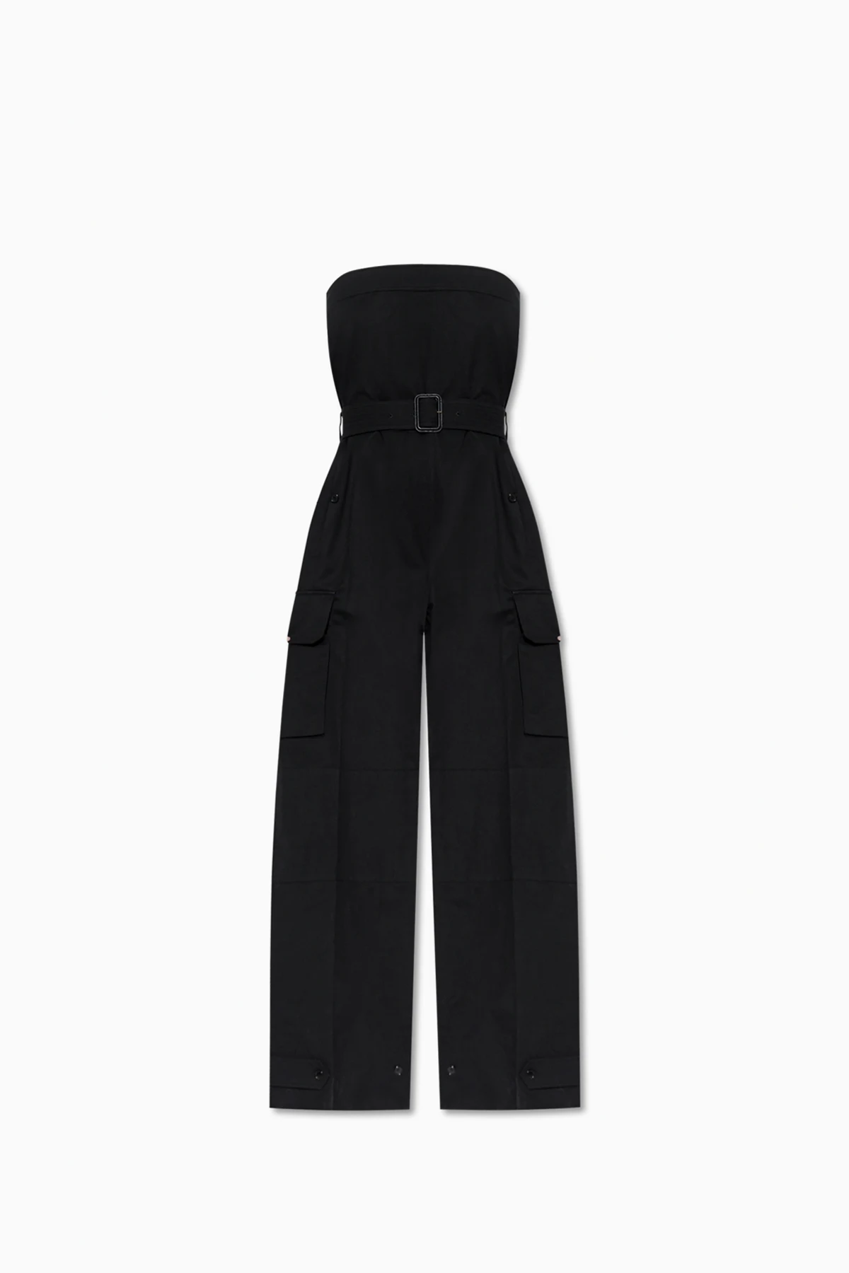 BLACK Off-the-shoulder jumpsuit