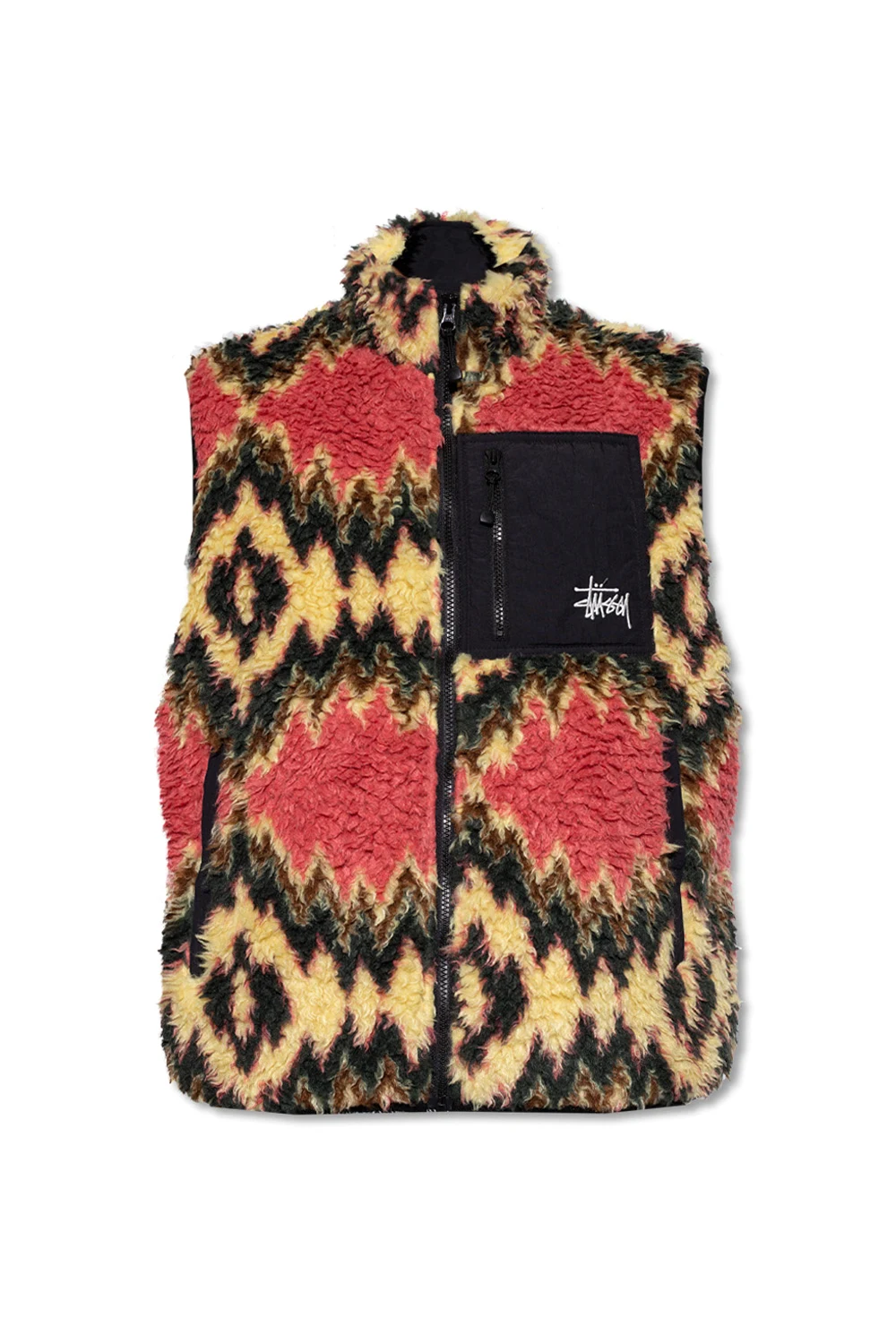 Logo-embroidered vest