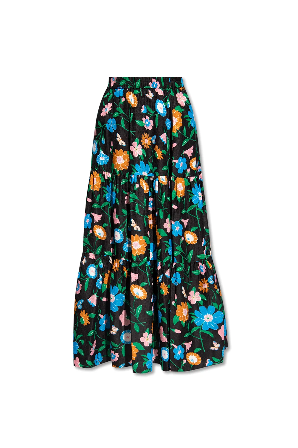 Skirt with floral motif