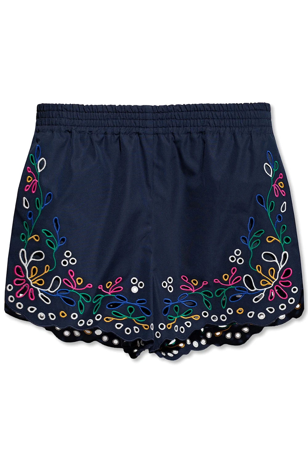 Shorts with cut-outs