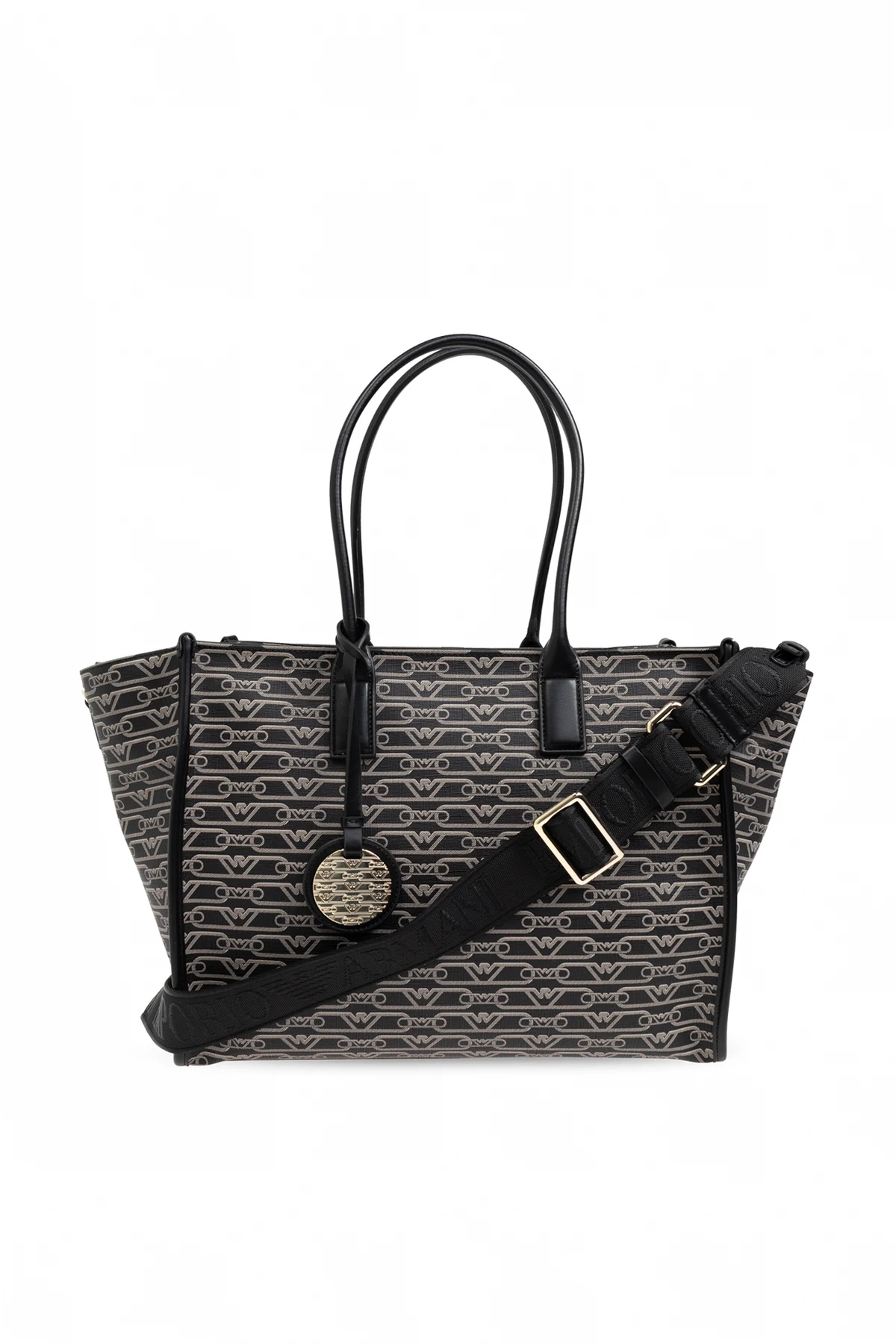 Shopper bag with monogram