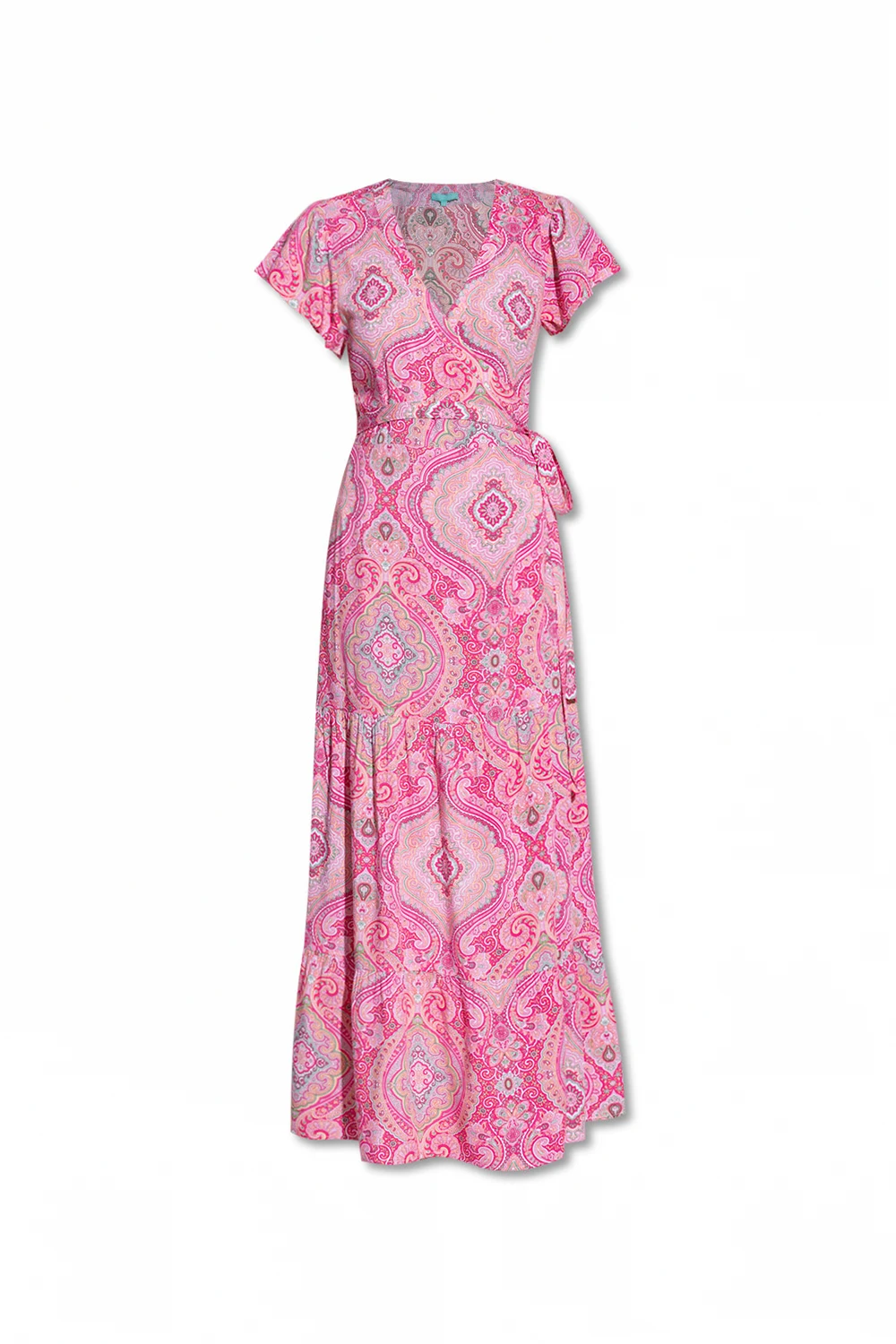 Paisley-printed dress