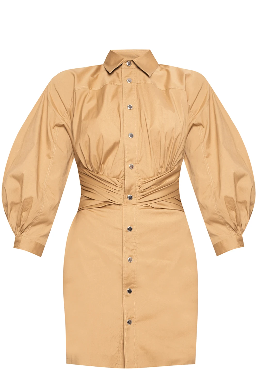 Dress with gathers