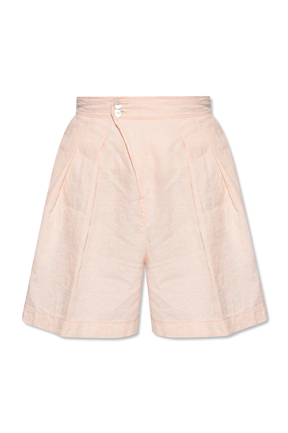 Pleated shorts