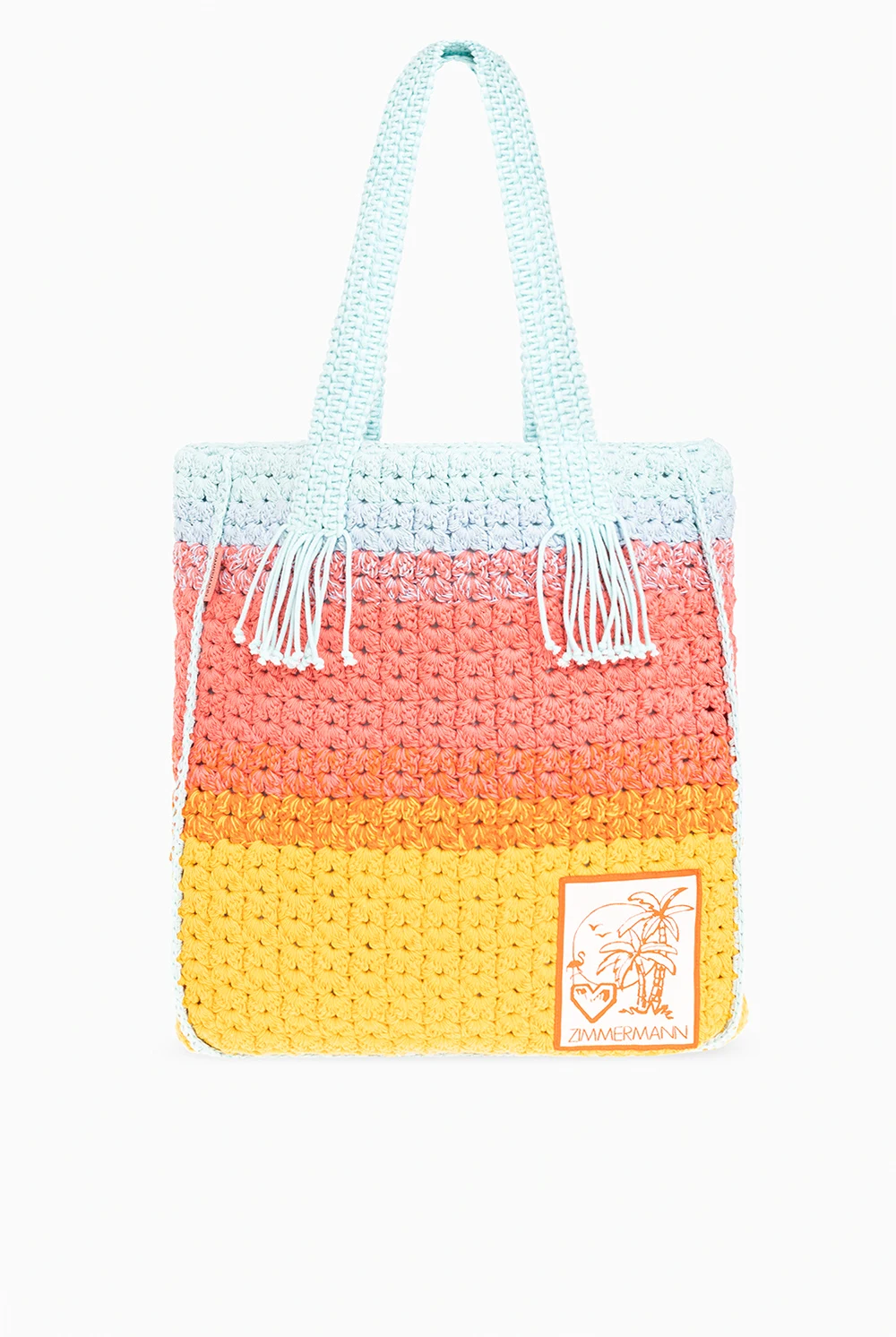 Crochet shopper bag