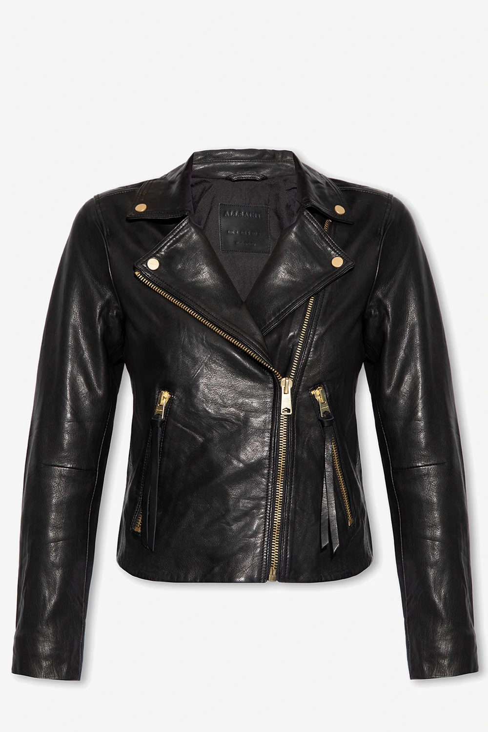 BLACK ‘Dalby’ leather jacket