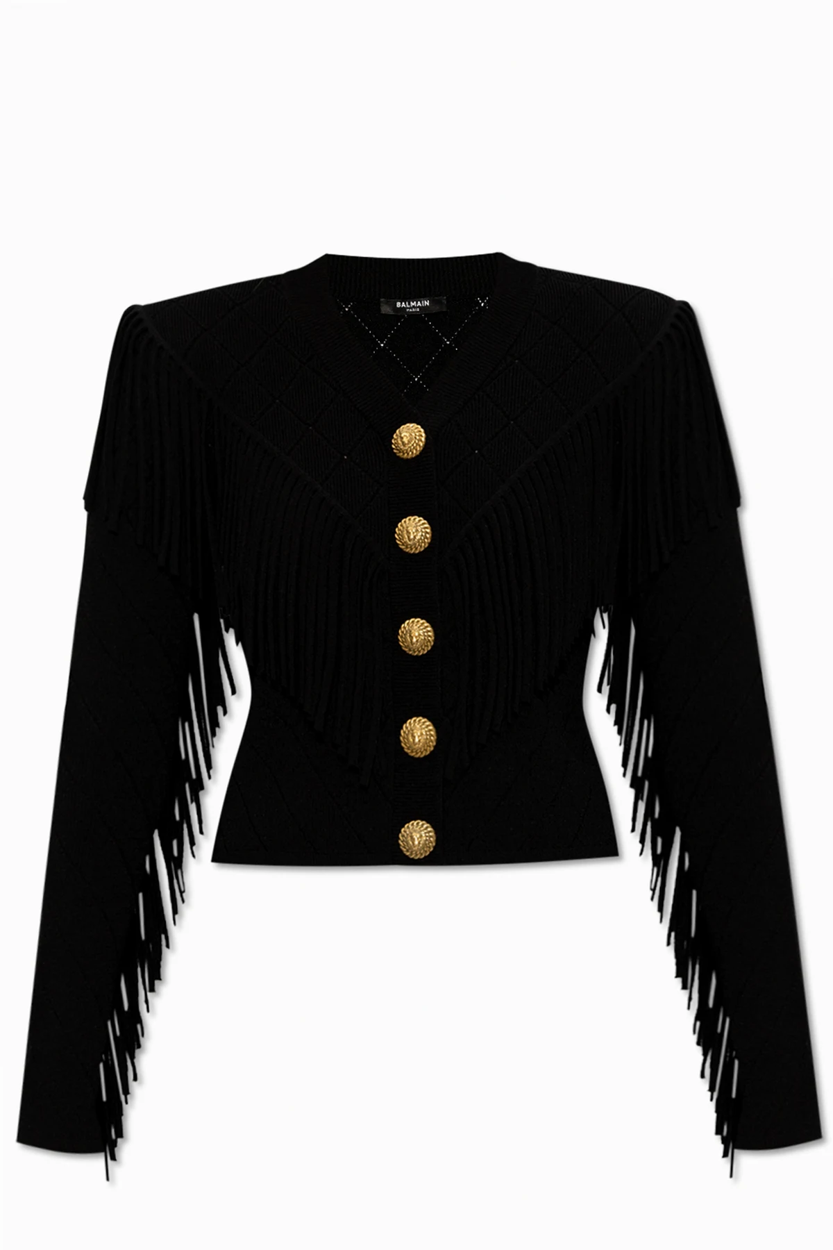 Fringed cardigan