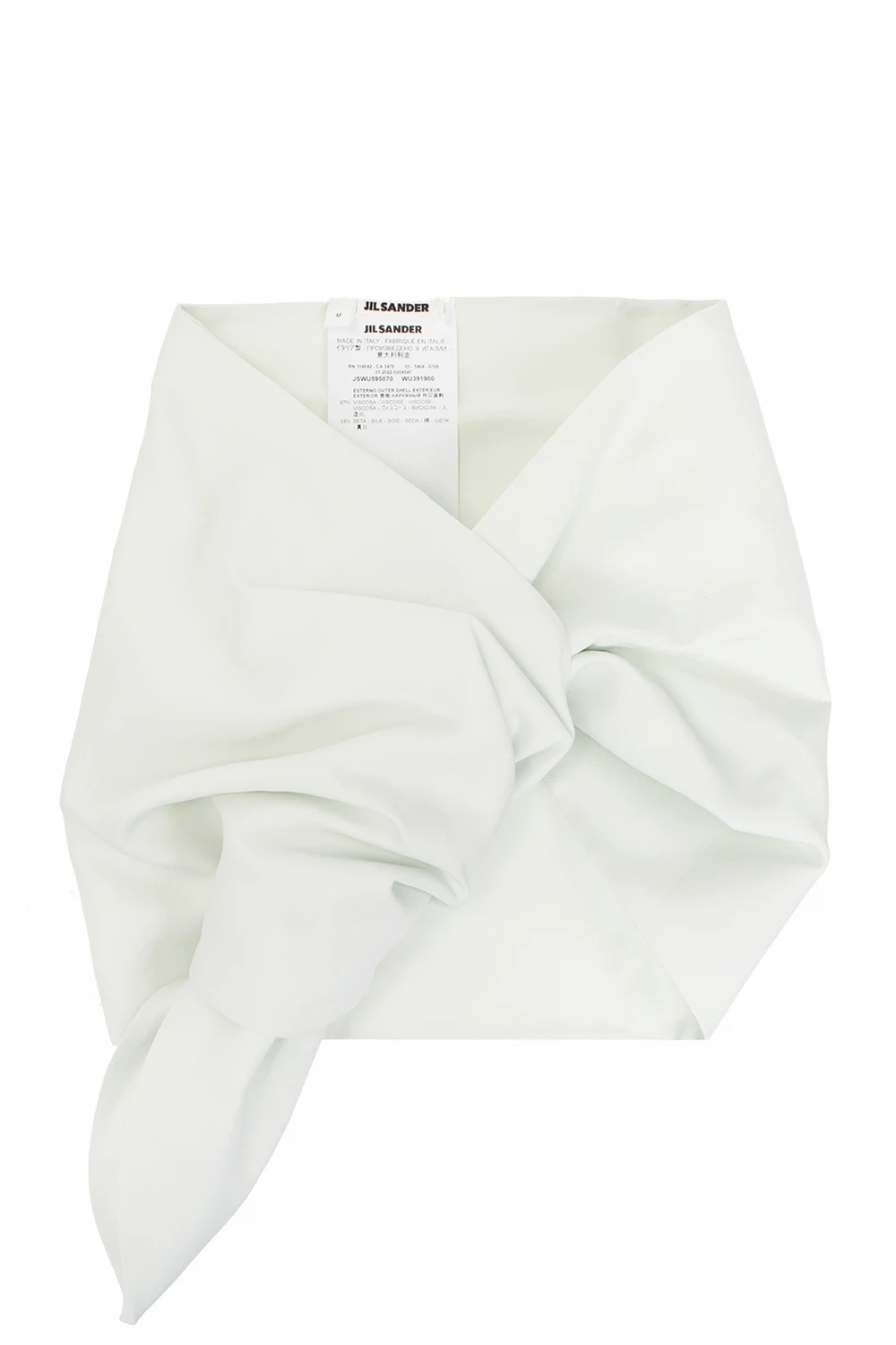 Scarf with knot