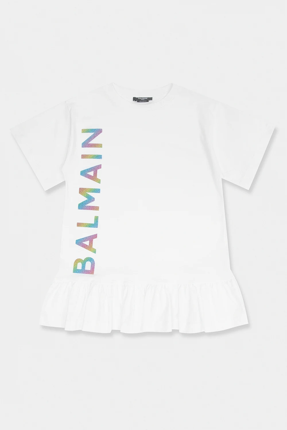 Cotton dress with logo